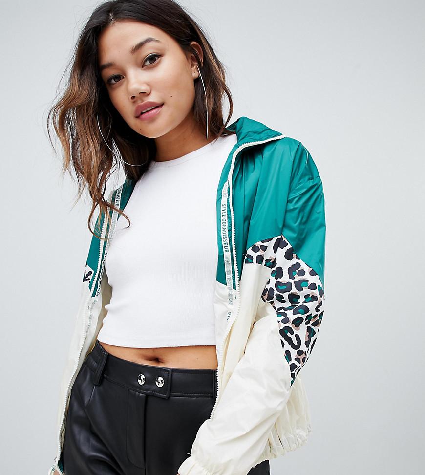 bershka leopard jacket