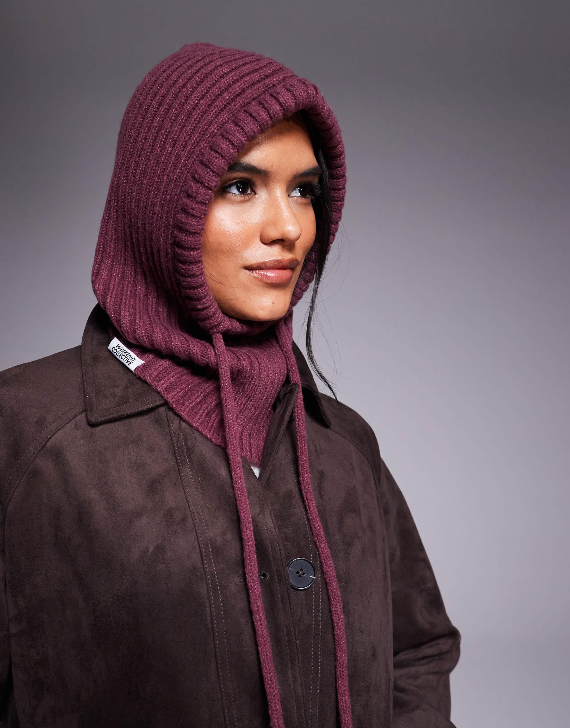 ASOS Weekend Collective Hood in Purple Lyst Australia