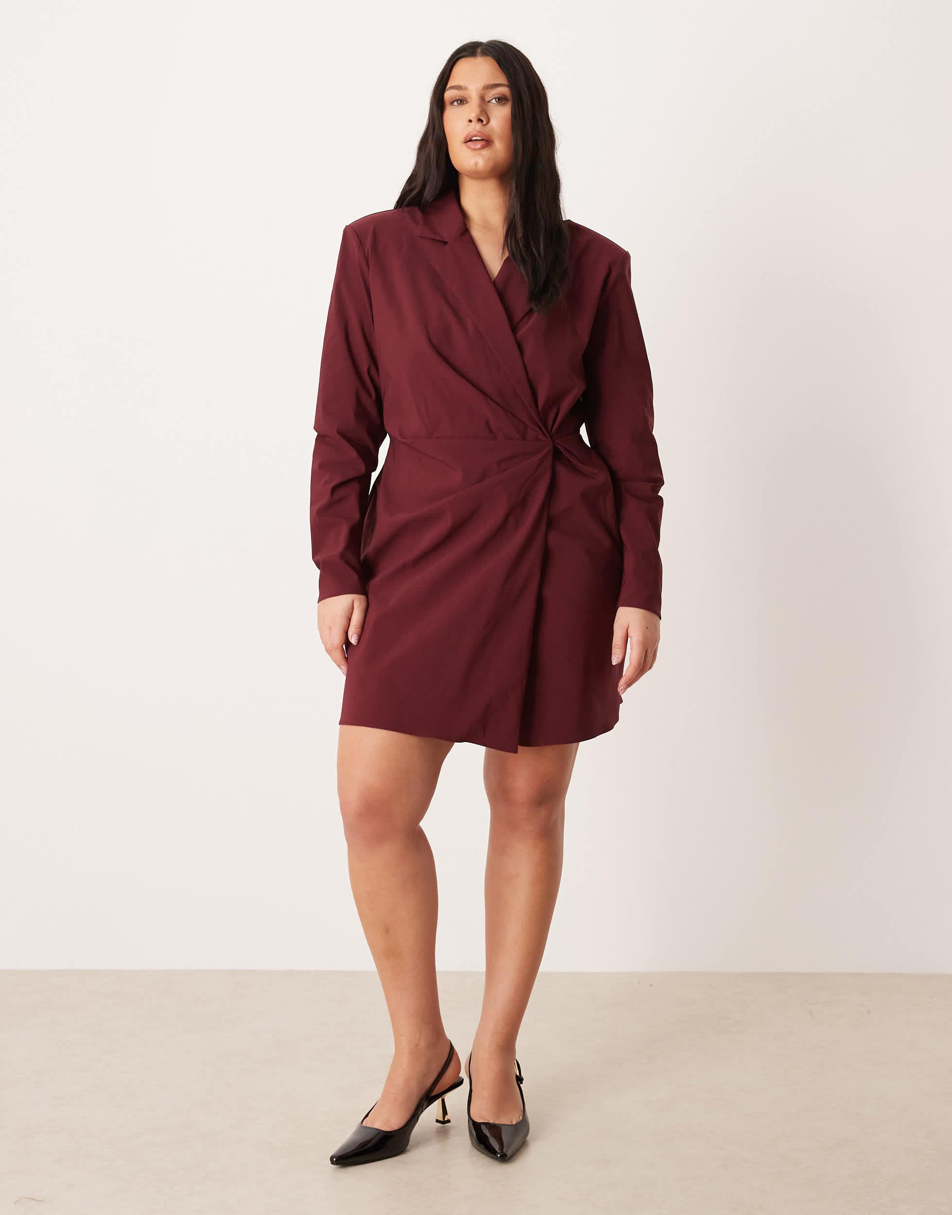 black knee length maternity dress Alejandra