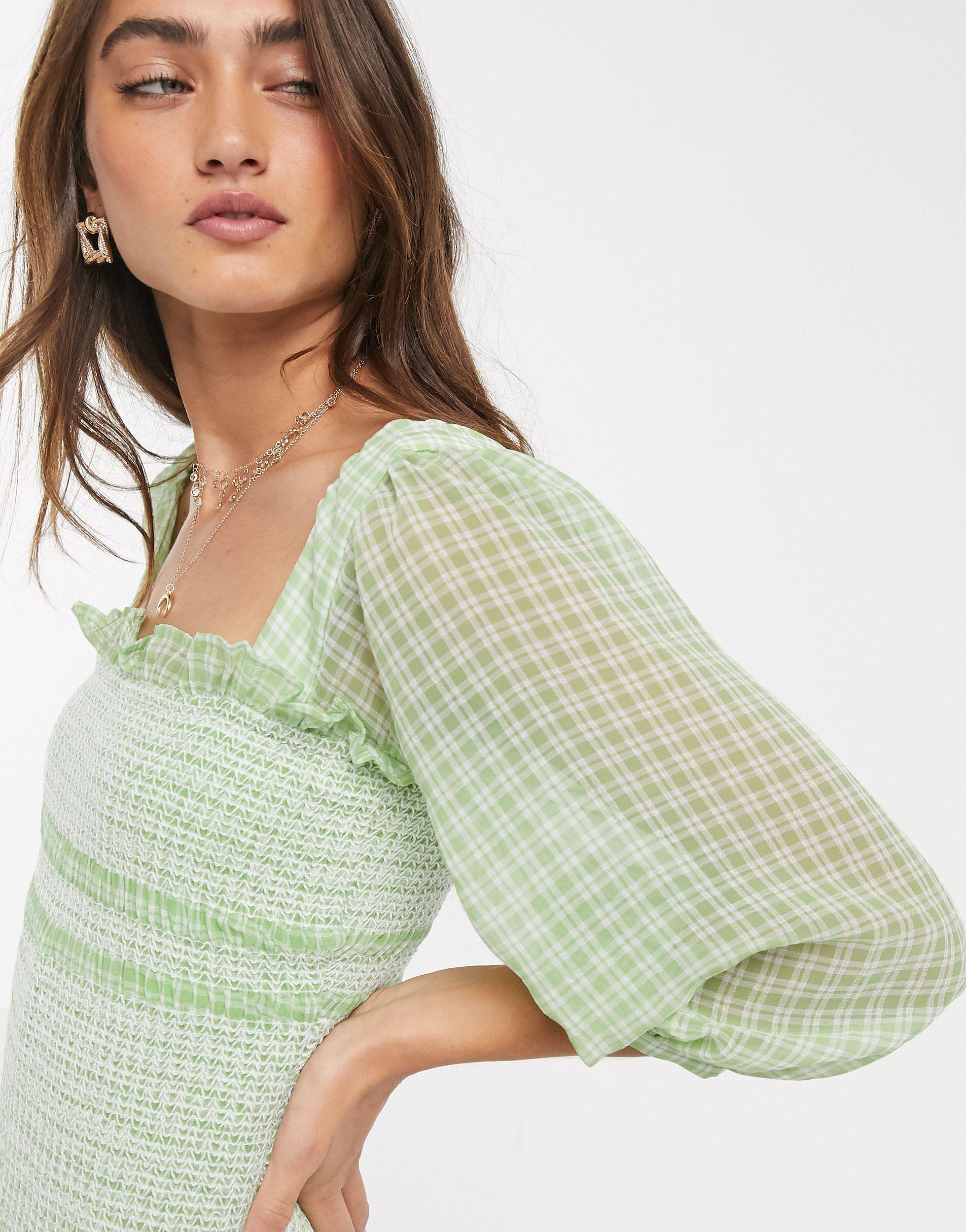 Capulet Siobhan Smocked Dress in Green 