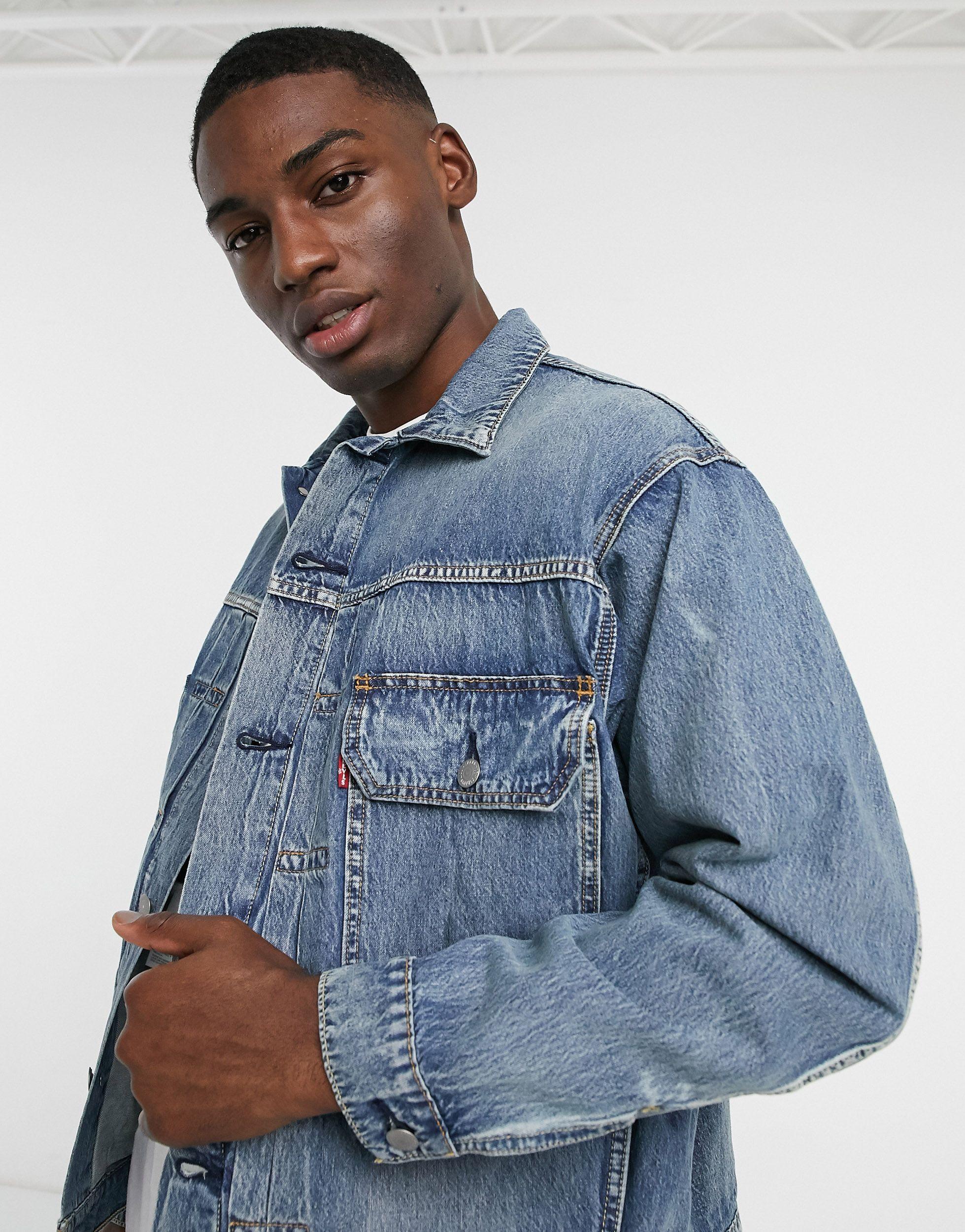 Levi's Modern Type 2 Denim Trucker Jacket in Blue for Men | Lyst