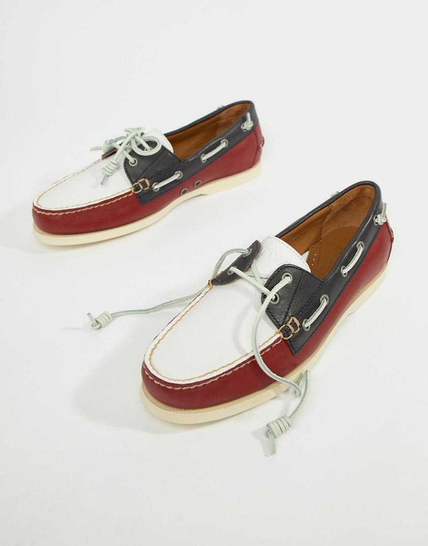 polo ralph lauren merton leather boat shoe