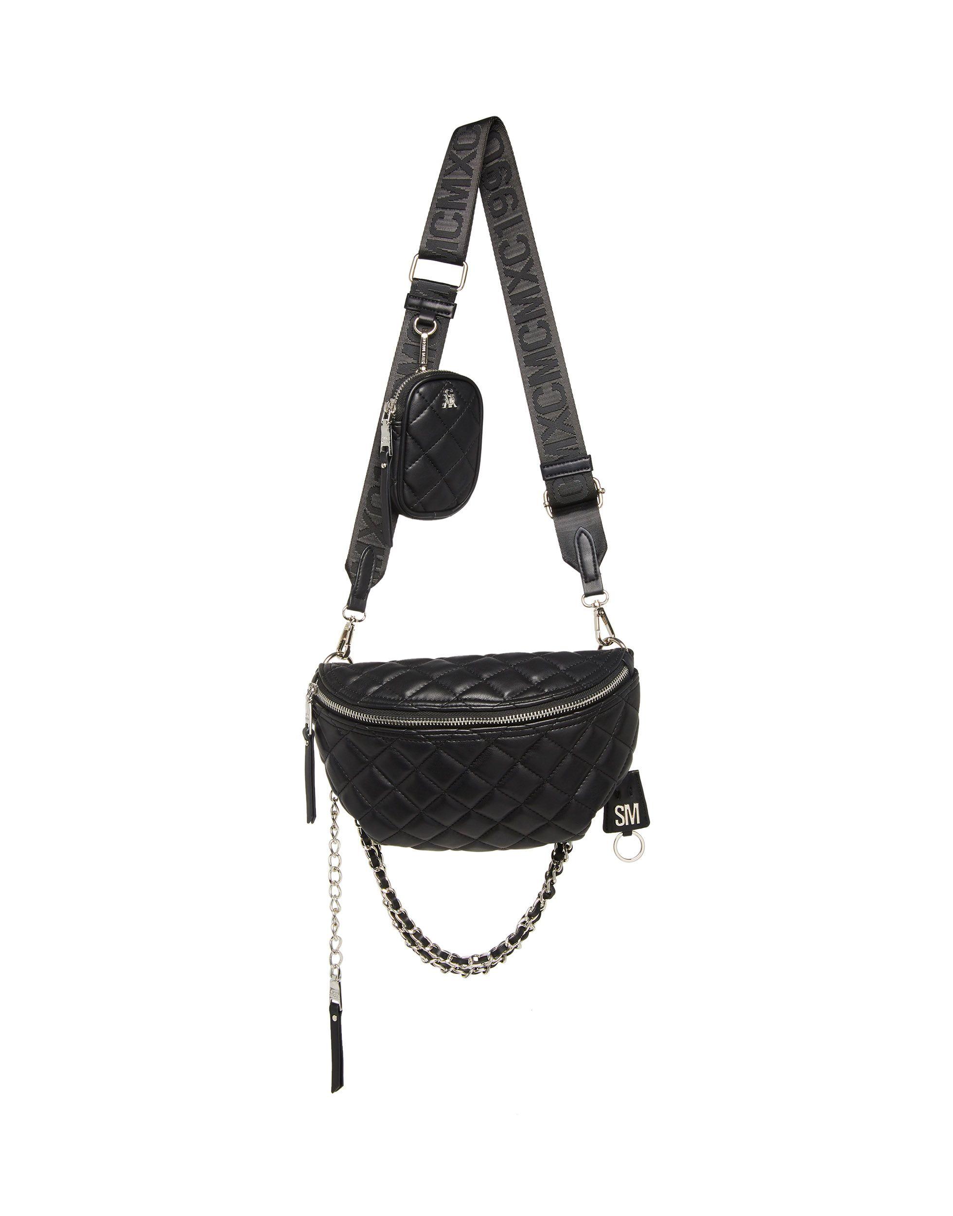 Steve Madden Bpossess Quilted Crossbody Sling Bag in Black Lyst Canada