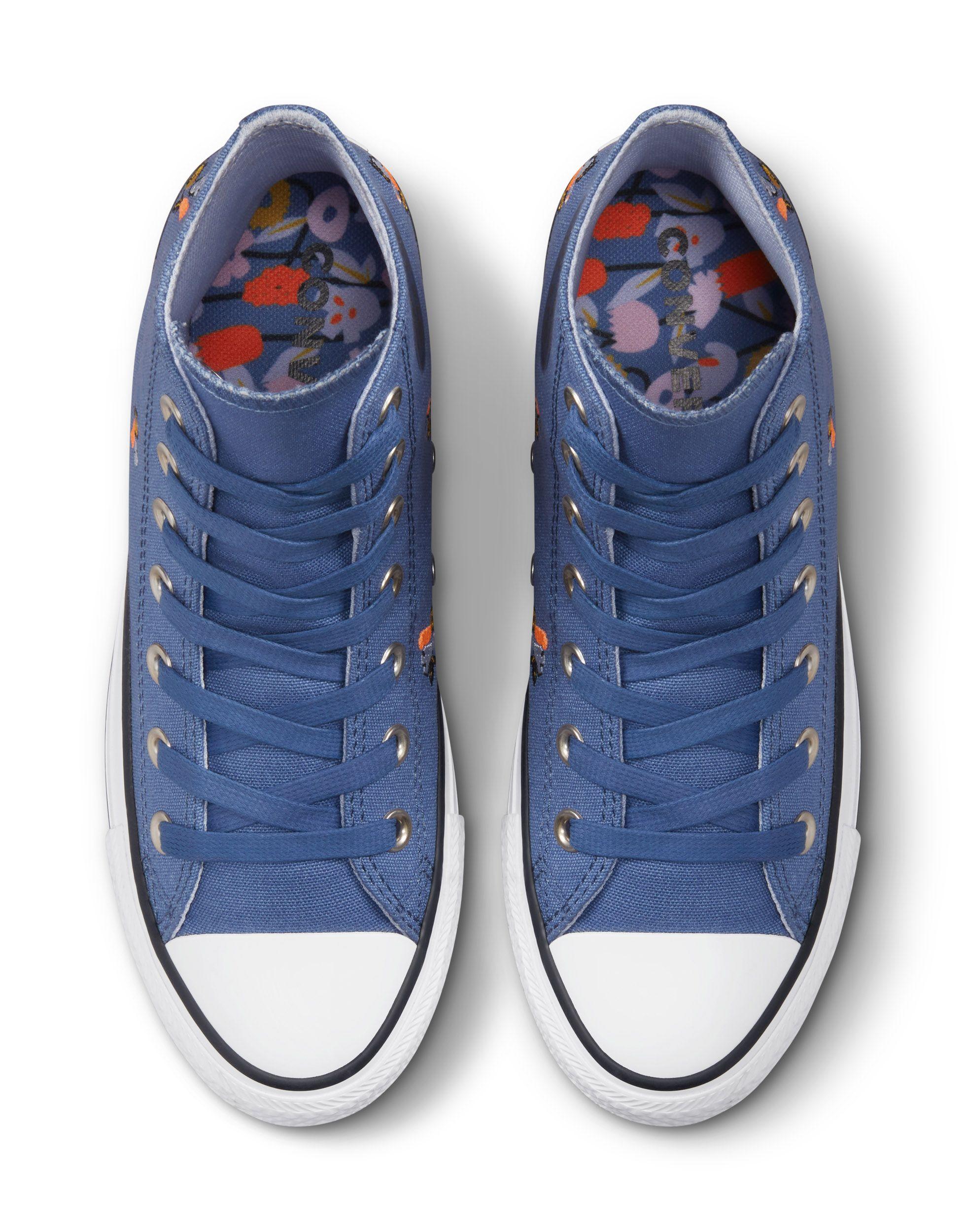 Converse Chuck Taylor All Star Hi Women's History Month Washed Canvas  Sneakers in Blue | Lyst