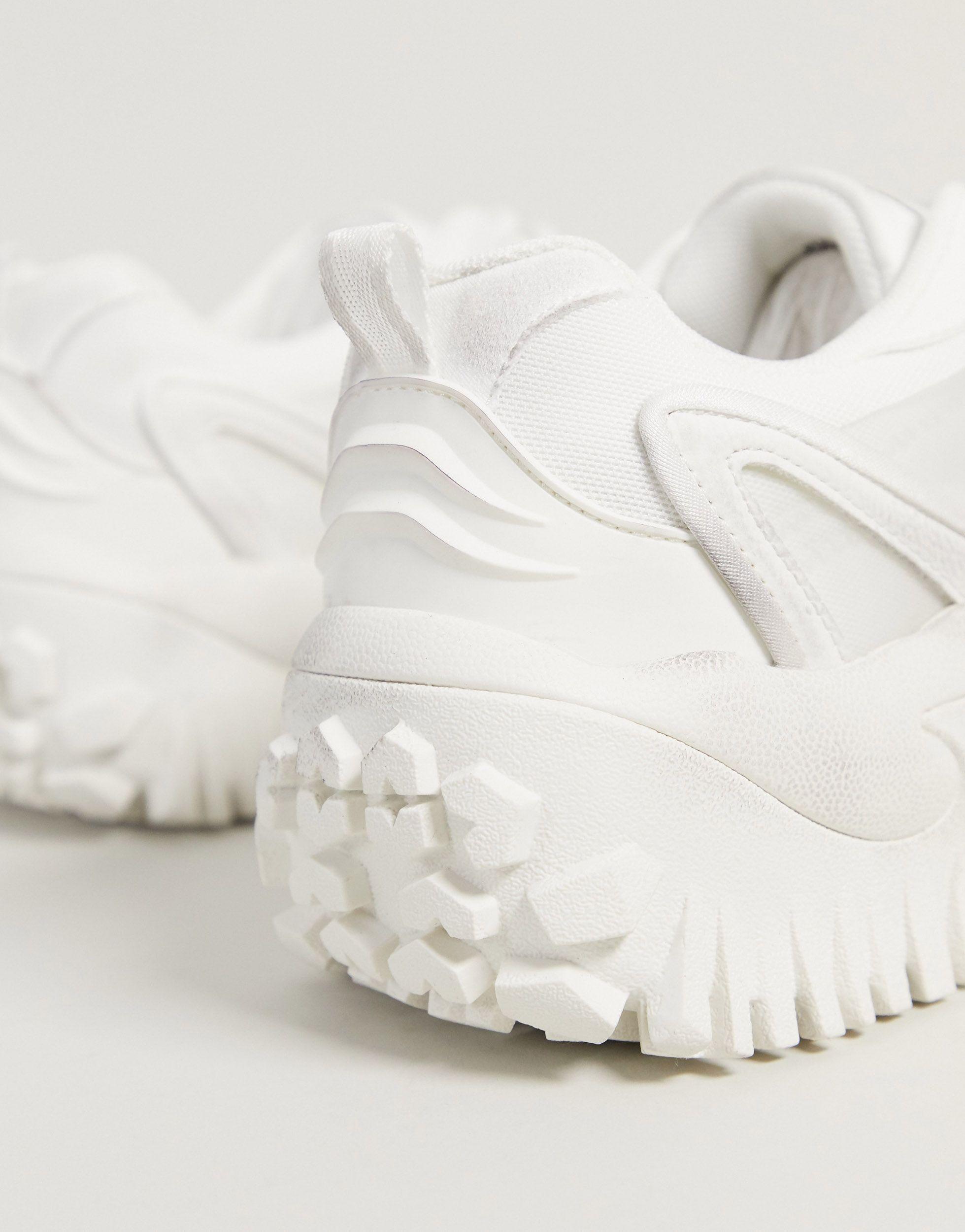pull and bear white trainers