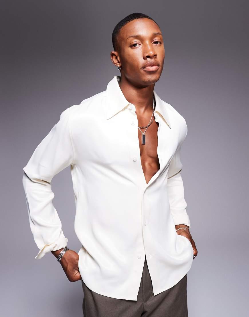 asos white long sleeve top