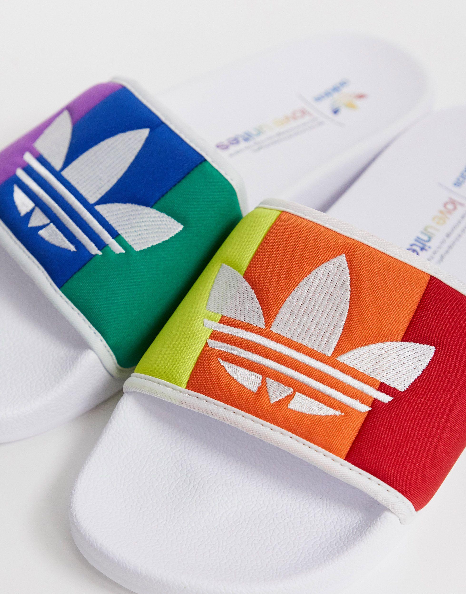adidas originals adilette pride