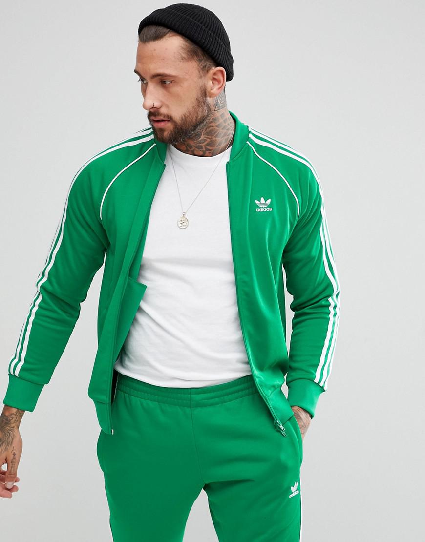 Lyst - Adidas Originals Adicolor Track Jacket In Green Cw1259 in Green ...