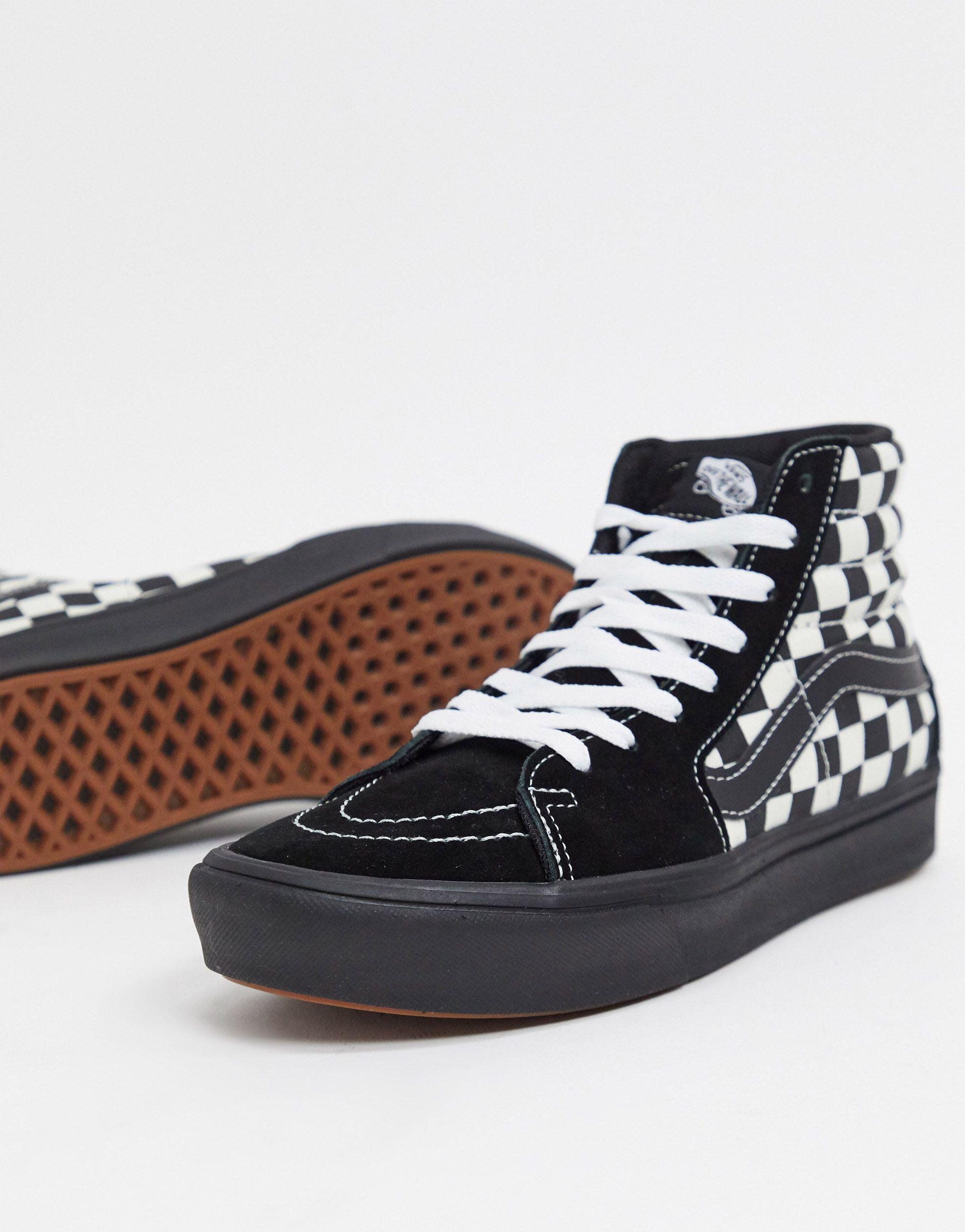 Vans Sk8-hi Zebra Sneakers in Black | Lyst