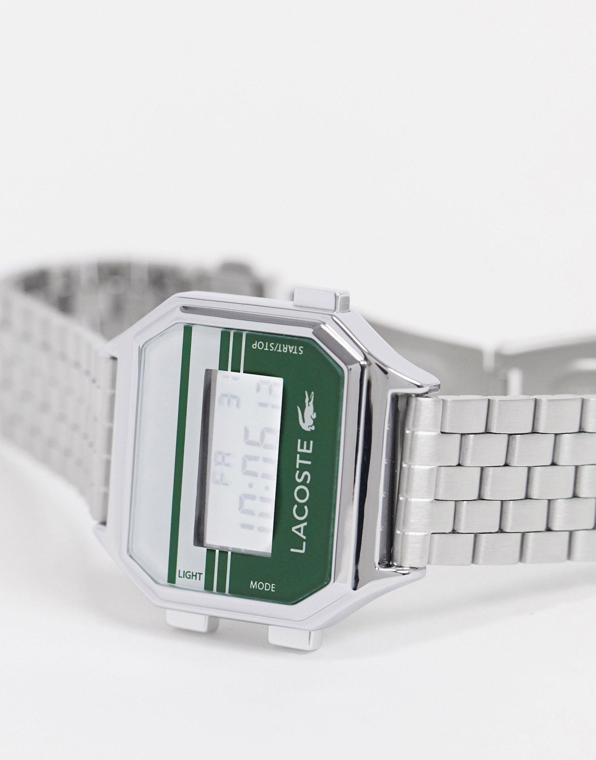 Montre digitale unisexe - é Lacoste en coloris Métallisé | Lyst