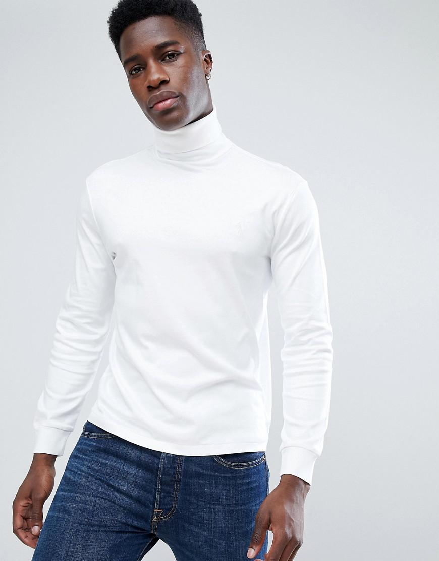 Polo Ralph Lauren Long Sleeve Pima Roll Neck T-shirt With ...