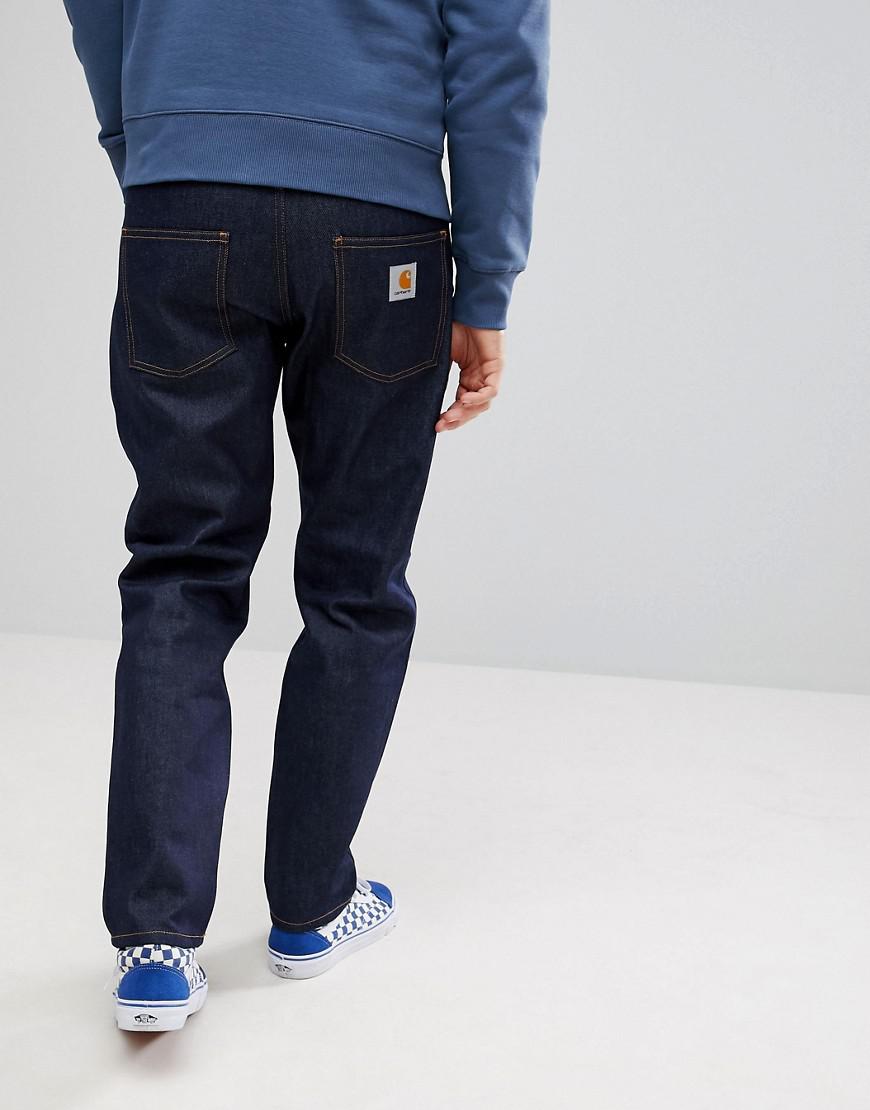 Carhartt WIP Denim Newel Pant In Relaxed Tapered Fit in Blue for Men - Lyst