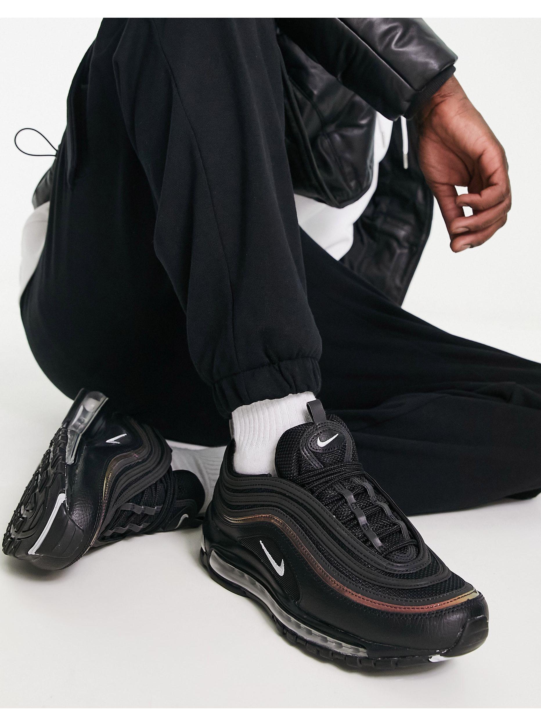 Zapatillas en y rojo max 97 Nike de hombre de color Negro | Lyst