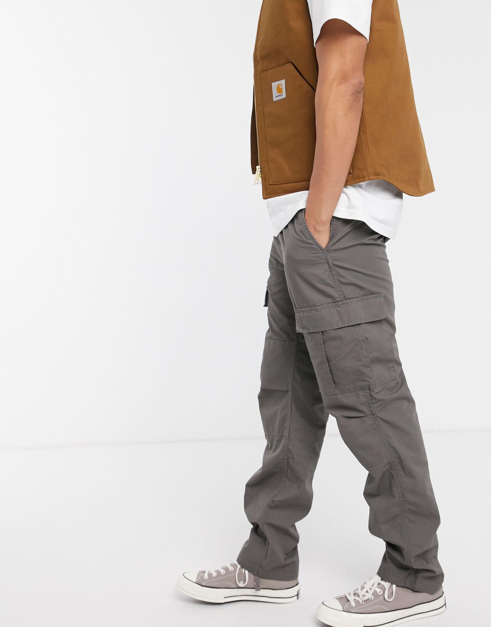 Pantalones cargo grises Aviation Carhartt WIP de Algodón de color Gris para  hombre | Lyst