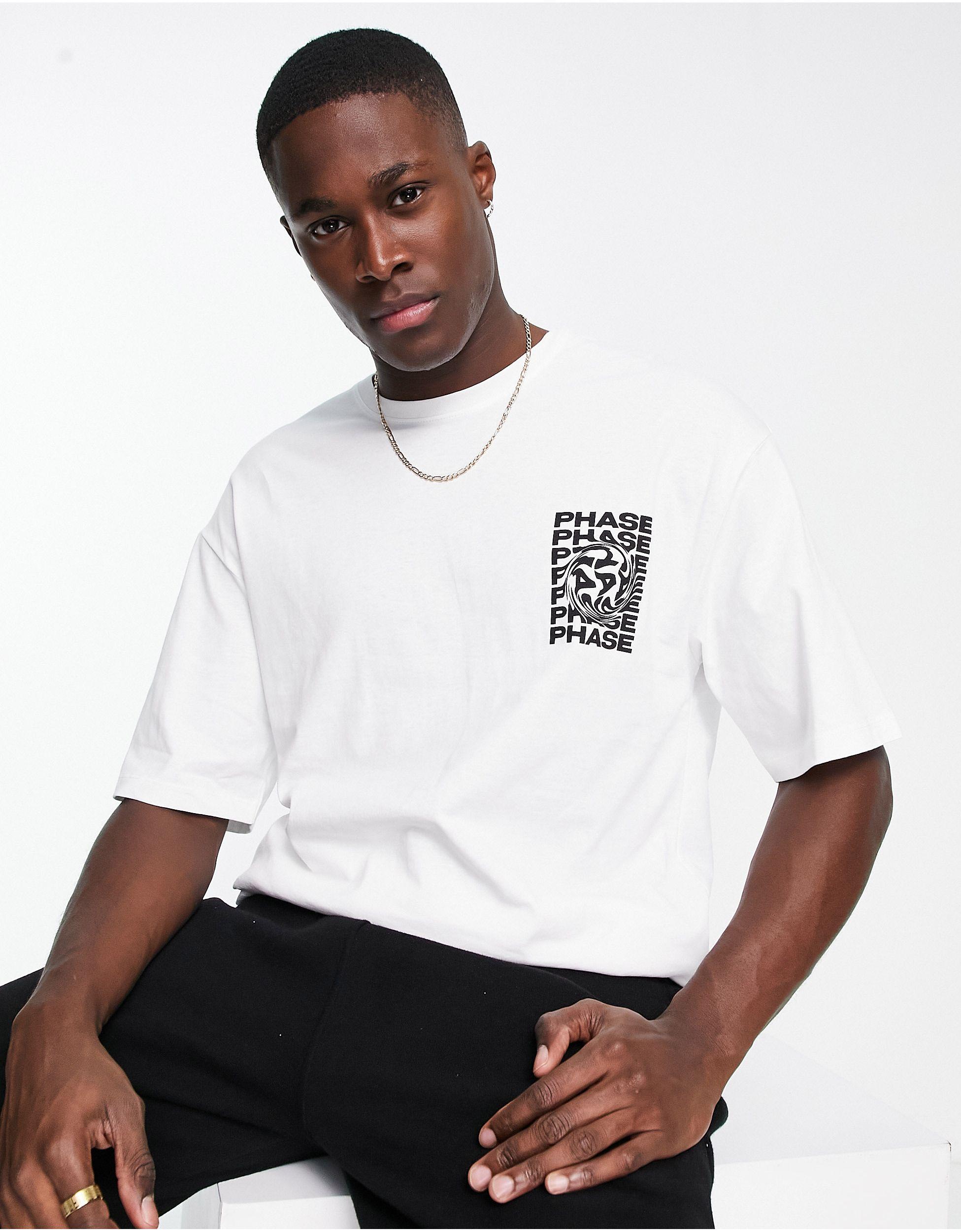 Vergelijking Aanvankelijk gehandicapt Jack & Jones Originals Oversized T-shirt With Phase Back Print in White for  Men | Lyst