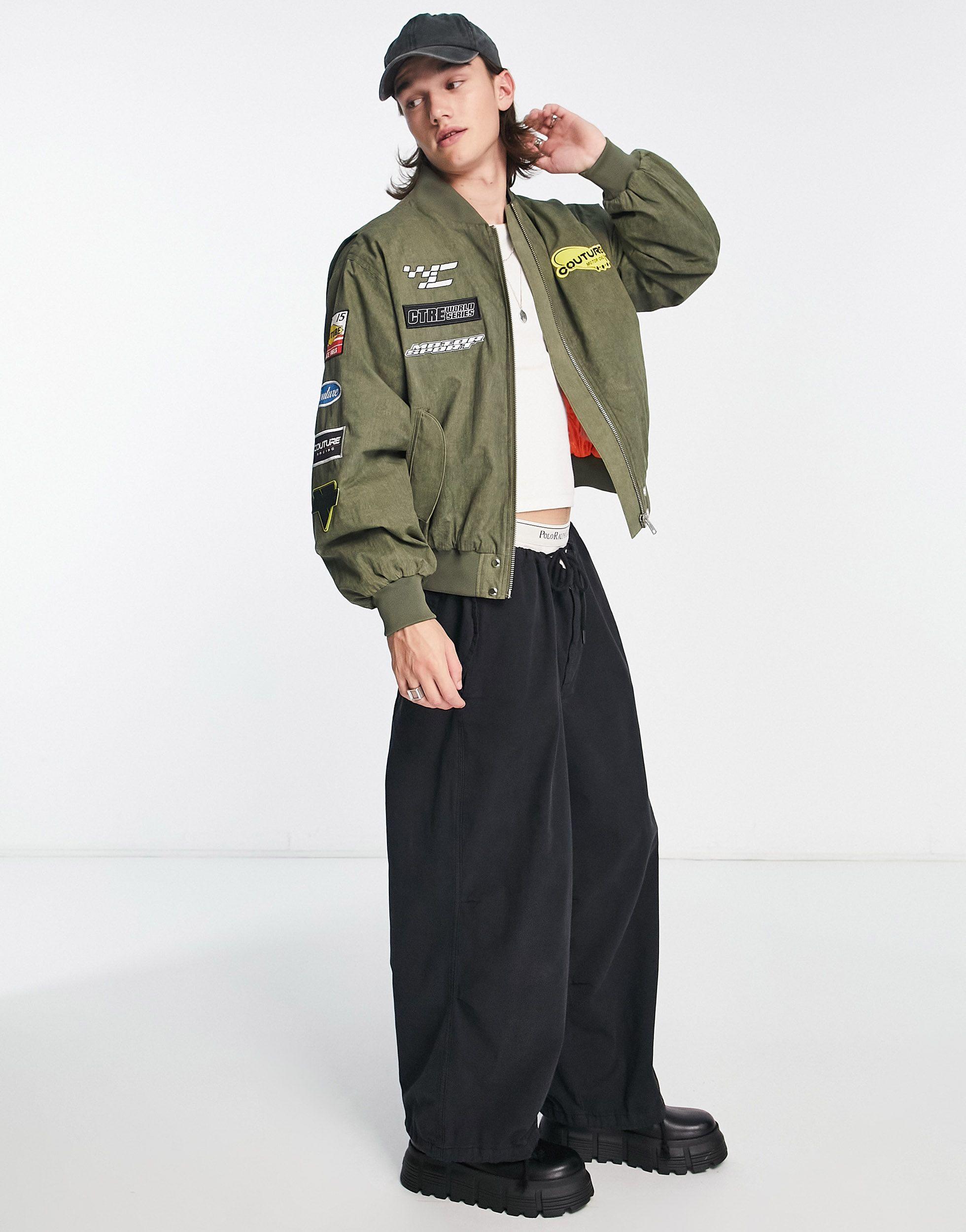 Couture club bomber clearance jacket