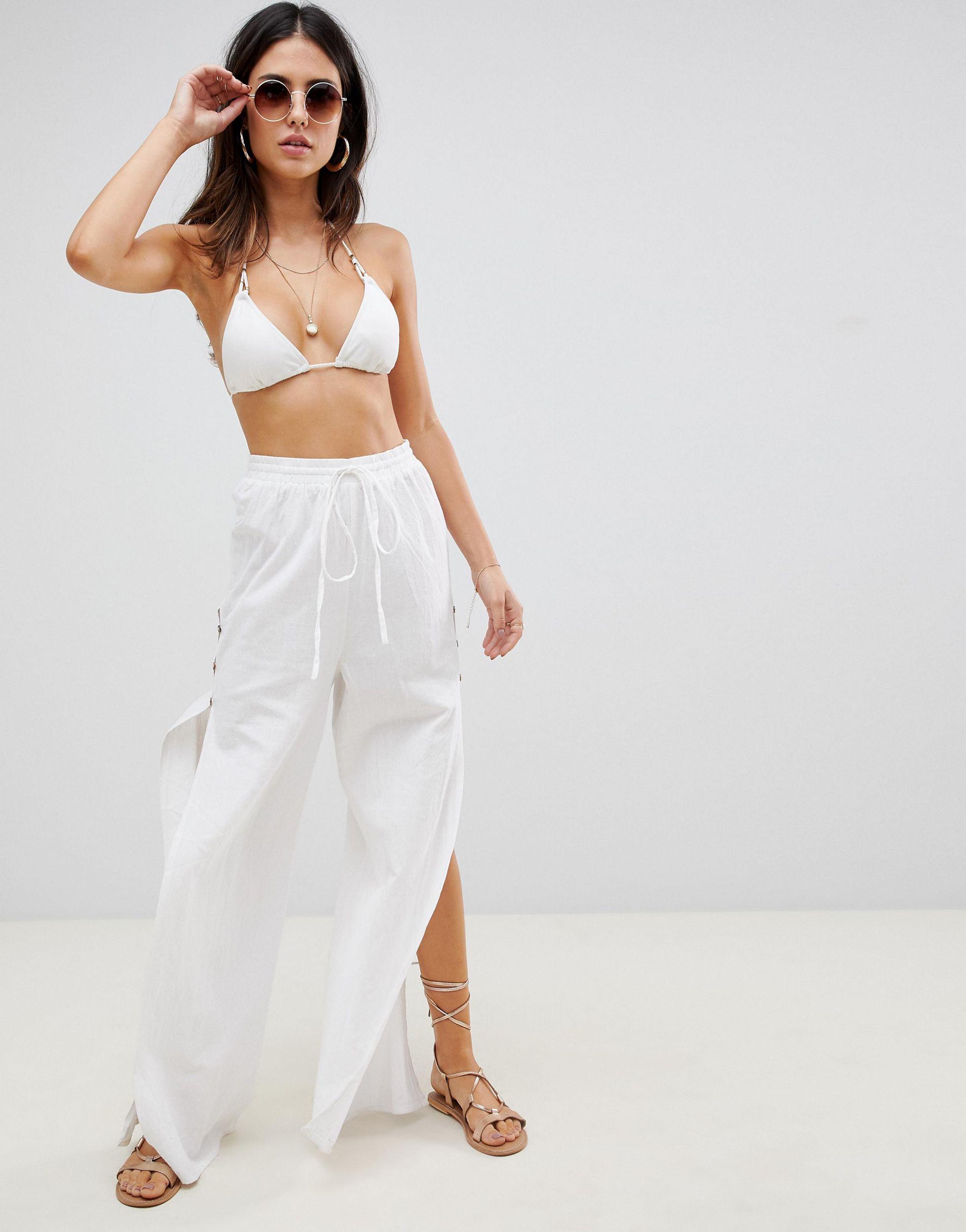 asos white cover up