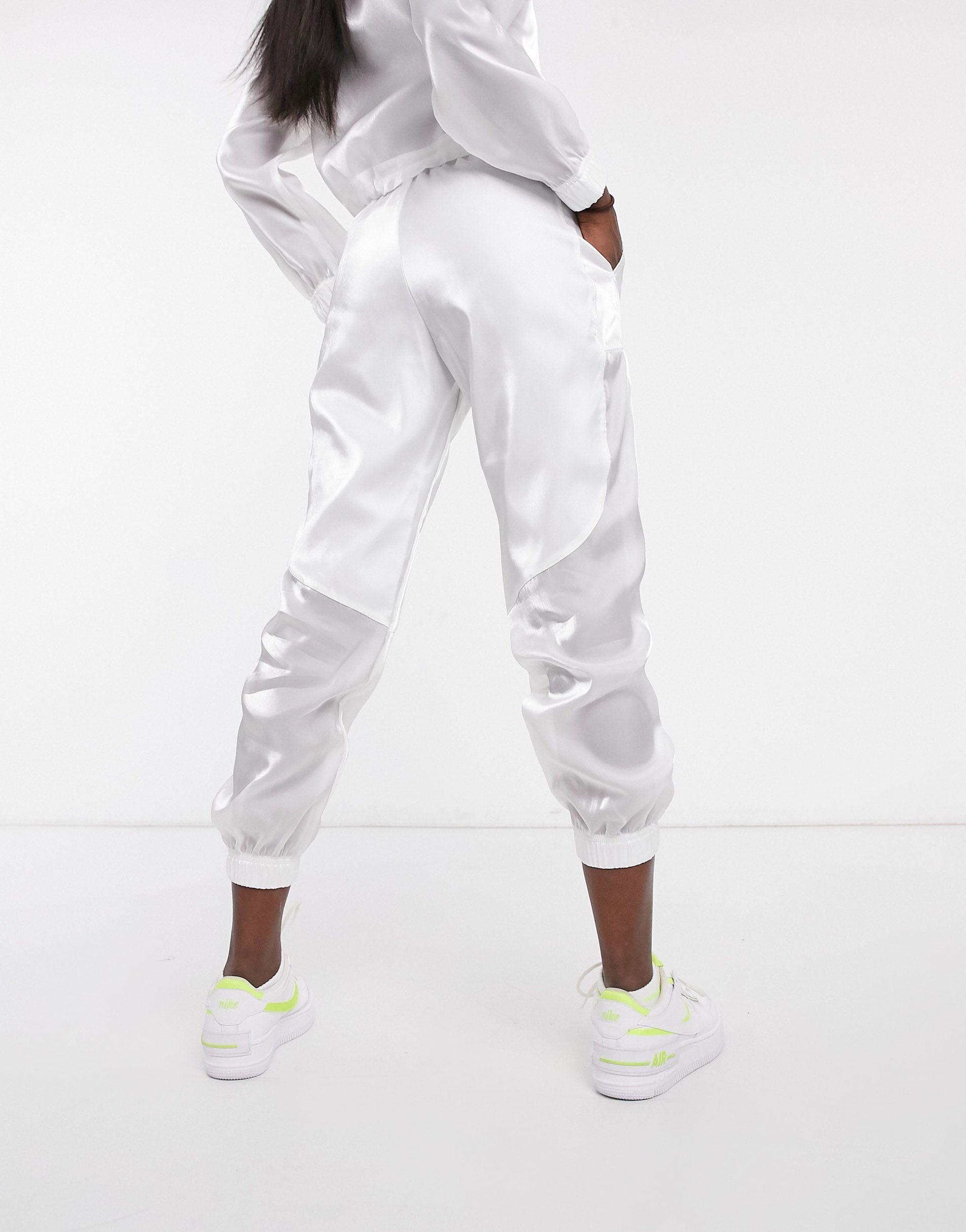 Nike Air Translucent joggers, Plain Pattern in White - Lyst