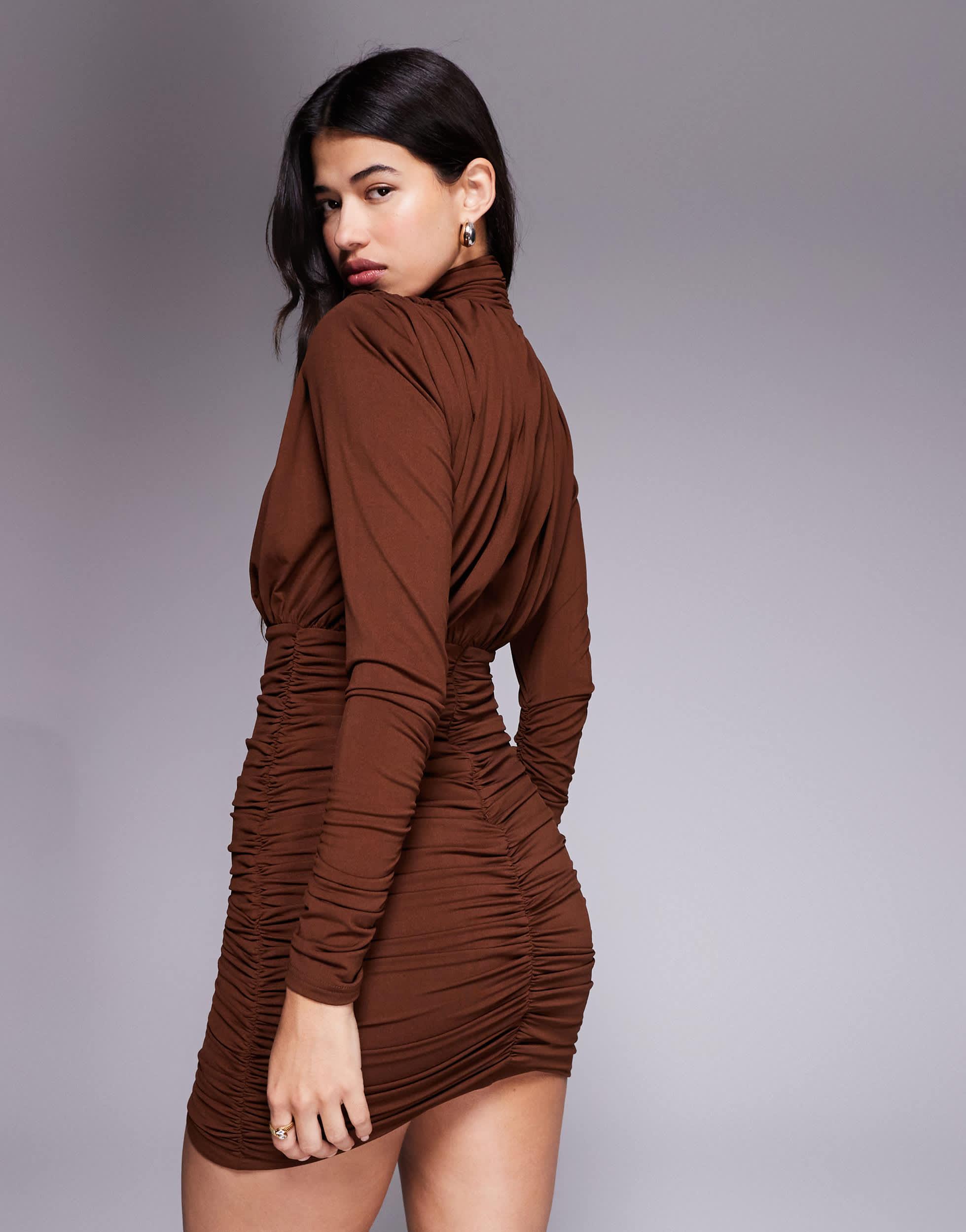 Brown Ruched & Ready Clothing for Women | Lyst Brown Ruched & Ready Clothing for Women | Lyst