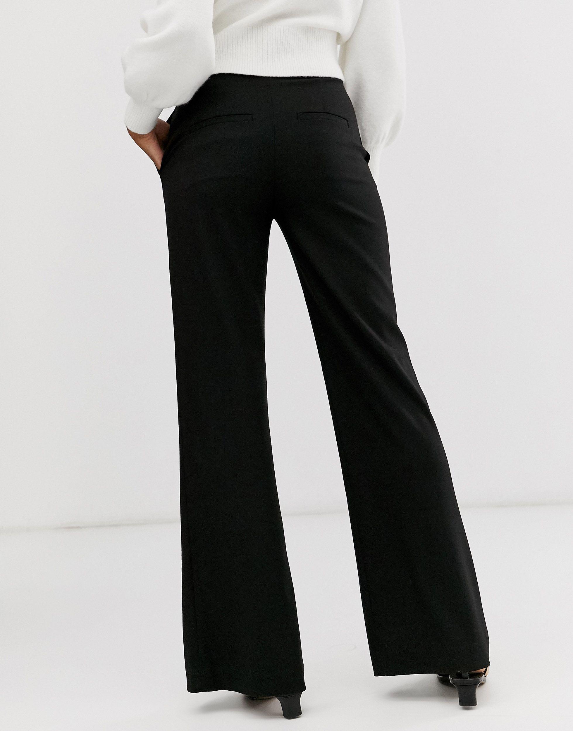 Synthetic Tailored Trousers 