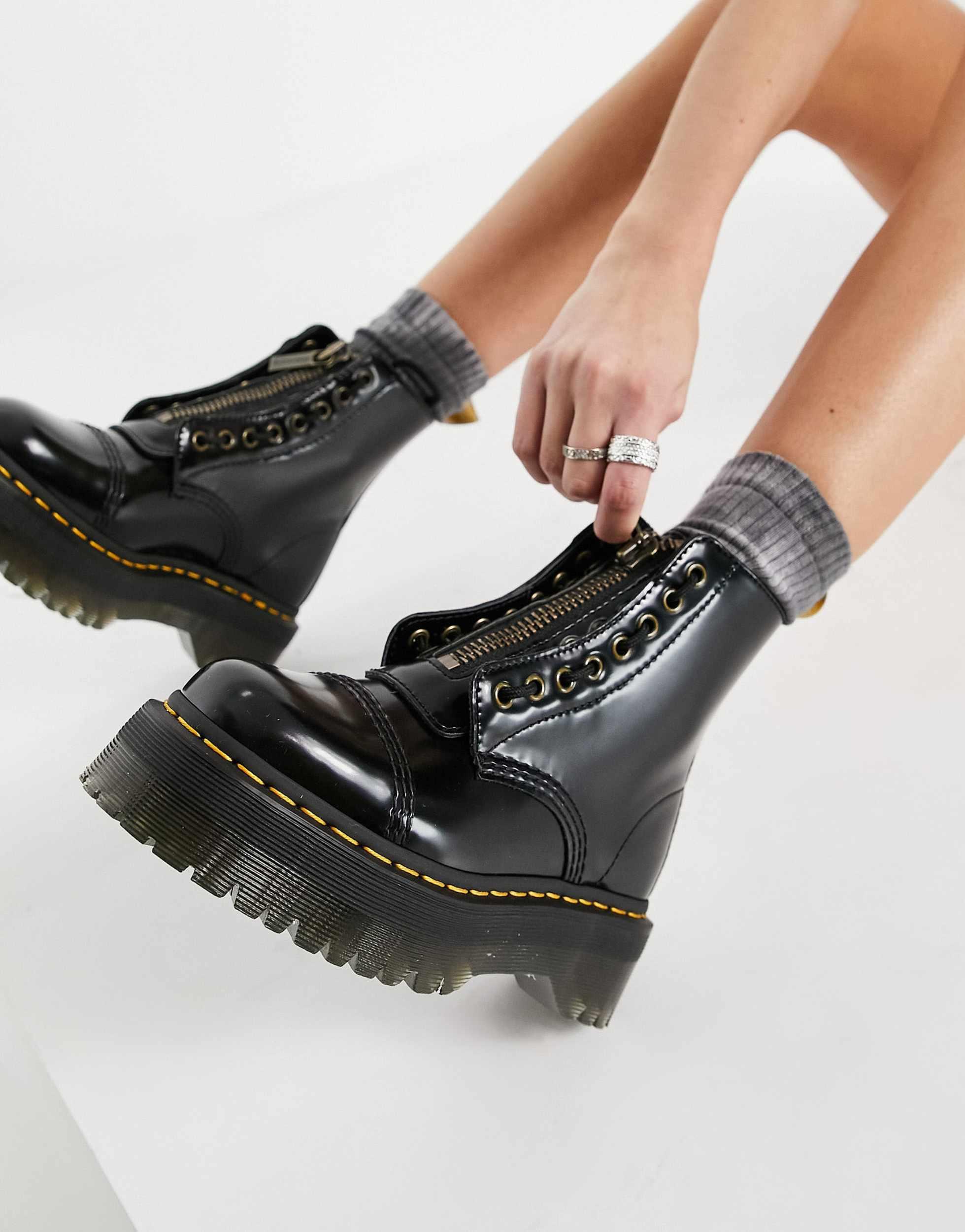 Dr. Martens Vegan Sinclair Boots in Black Lyst