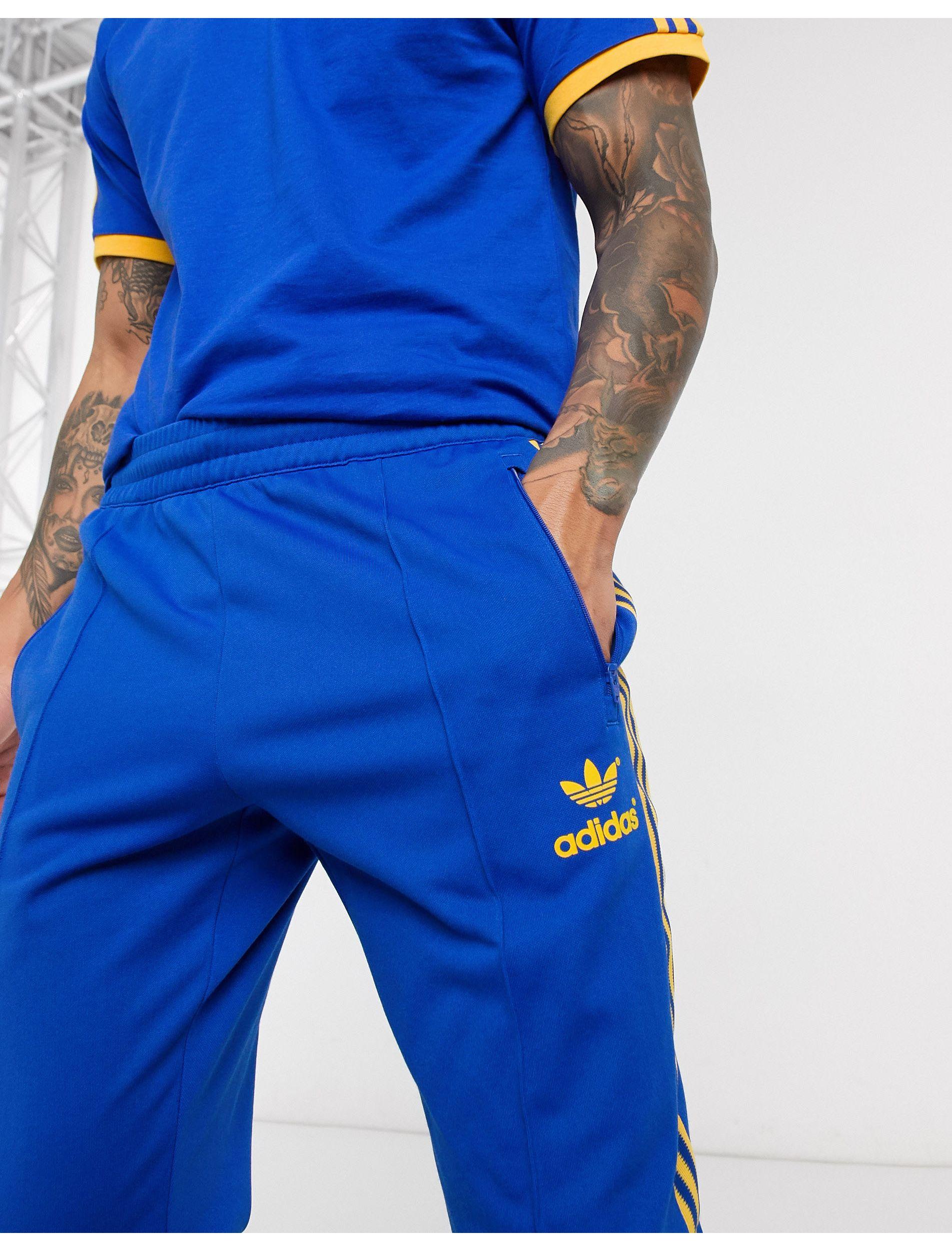 adidas Originals joggers in Blue for Men | Lyst