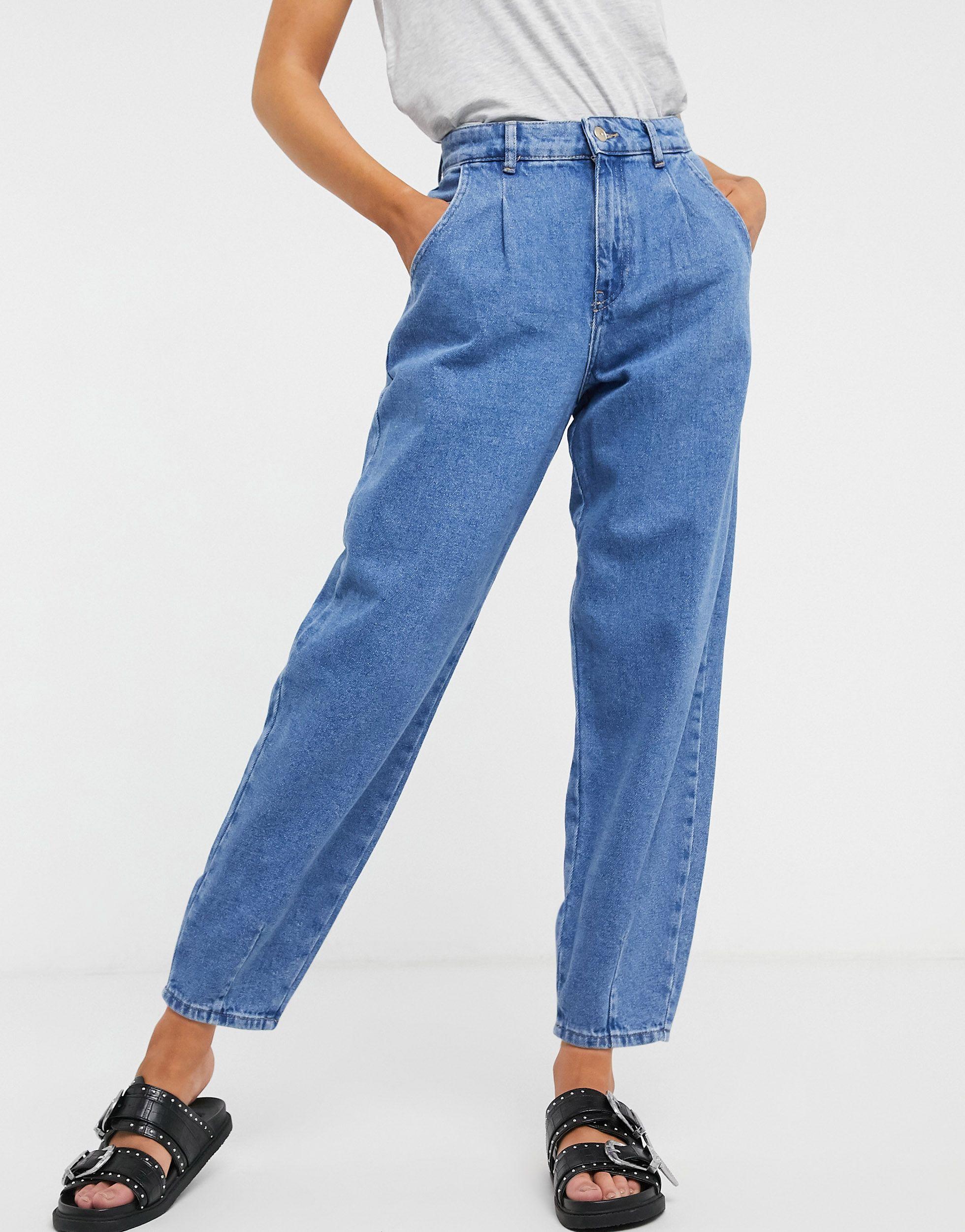 ONLY Denim Verna Balloon Fit Jeans in Blue | Lyst