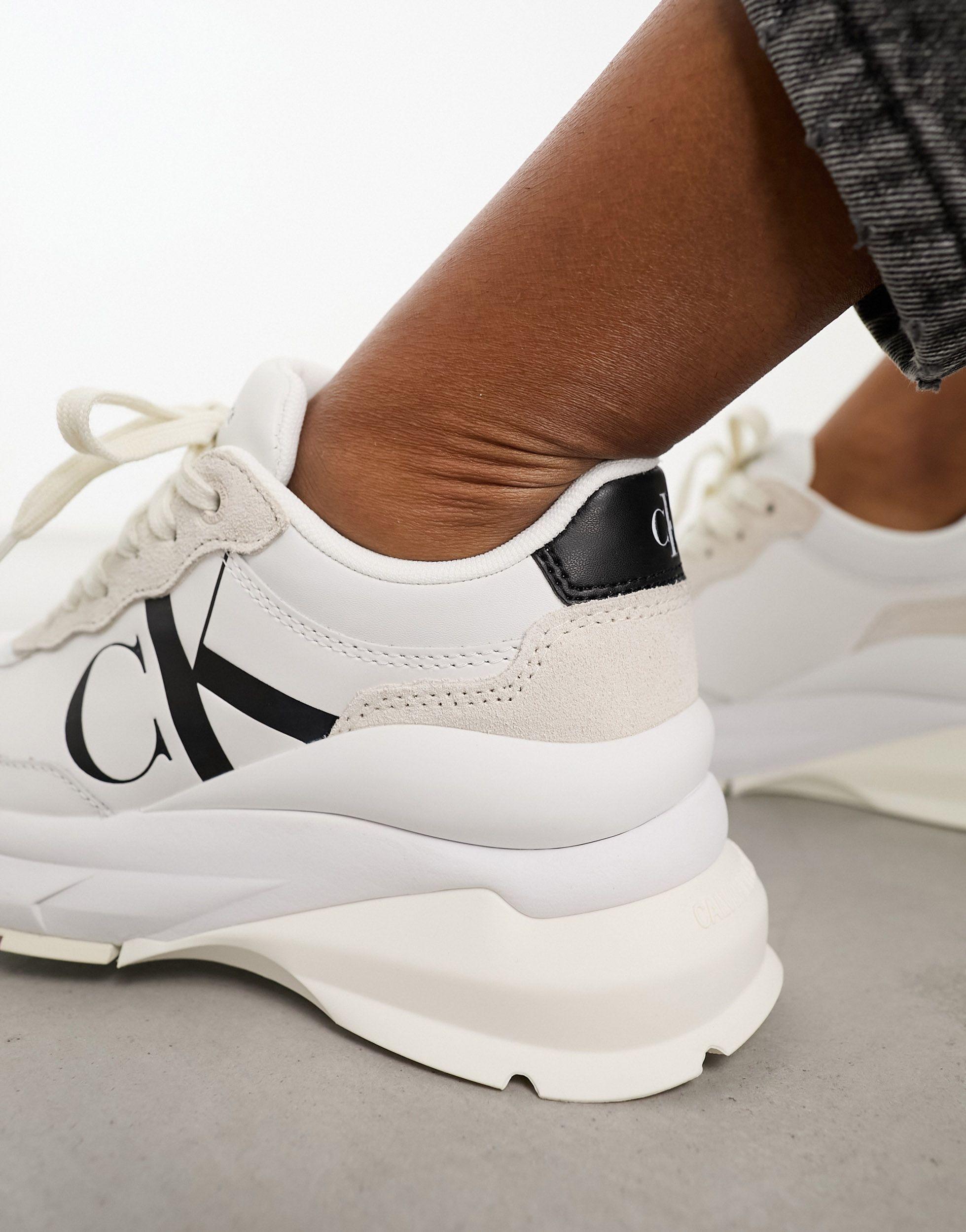 Ck wedge trainers sale
