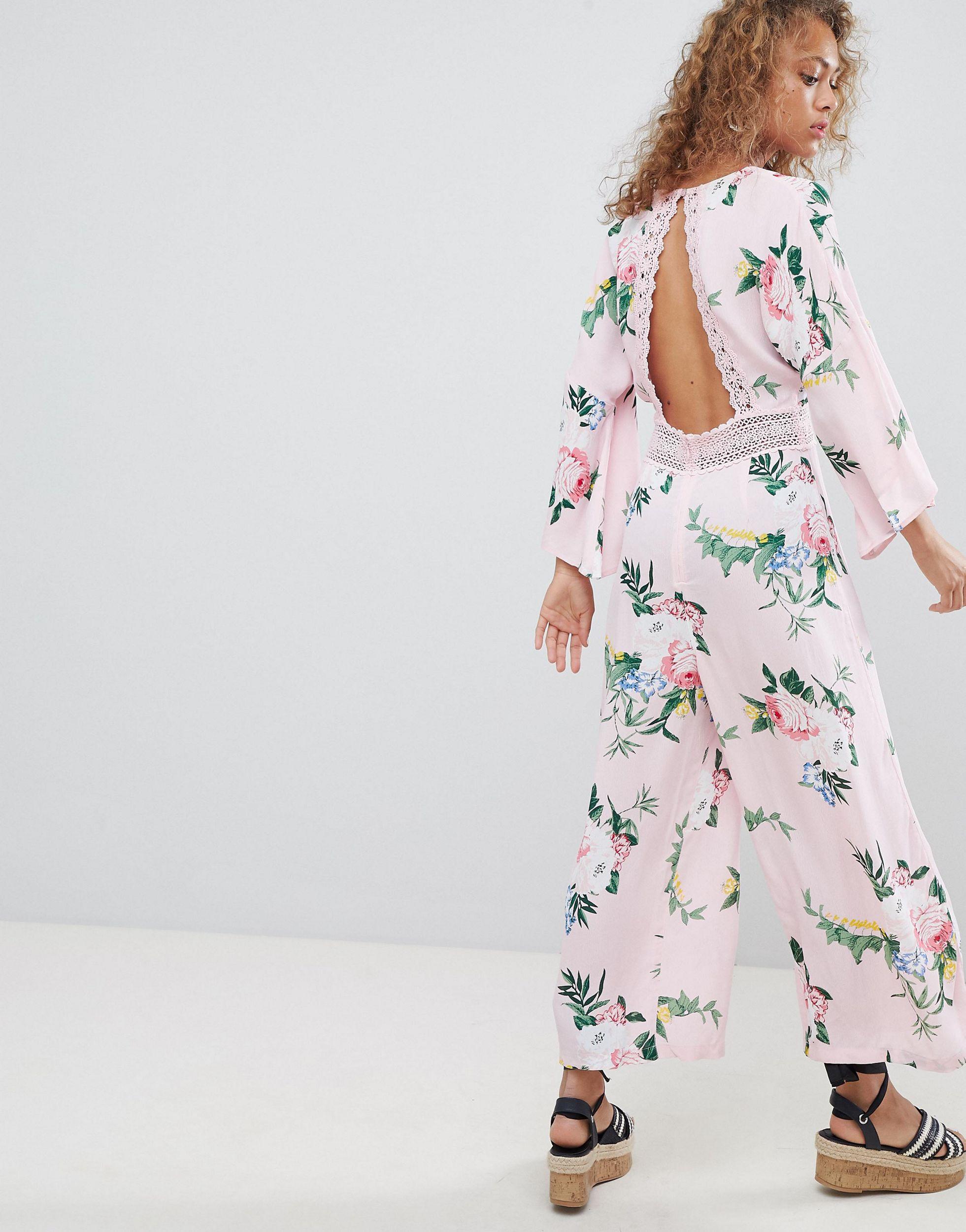 lace insert jumpsuit