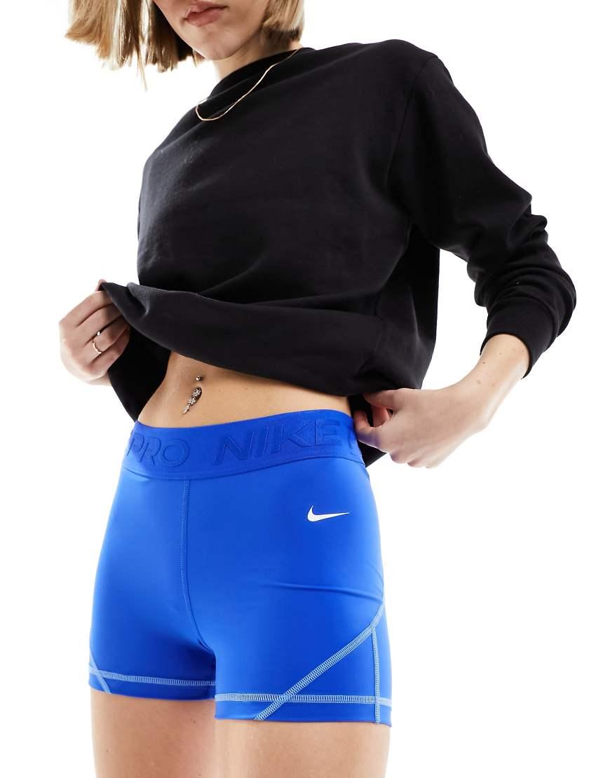 blue nike bike shorts