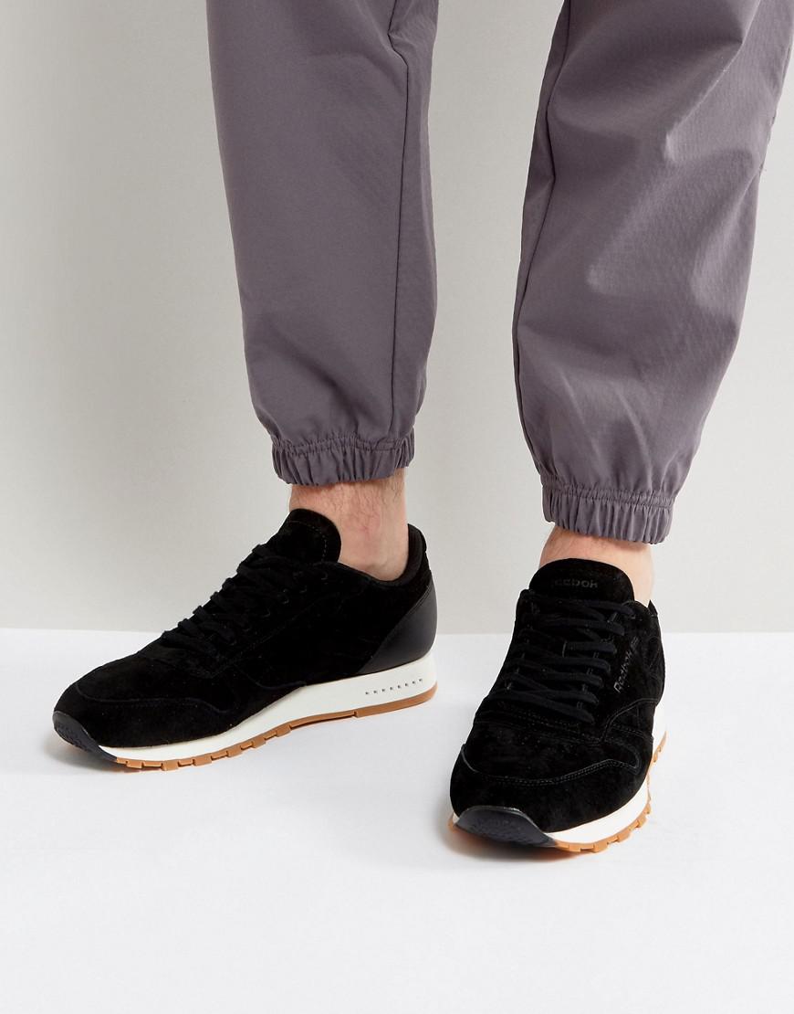 Reebok Classic Suede Gum Sole Trainers In Black Bs7892 for Men | Lyst UK