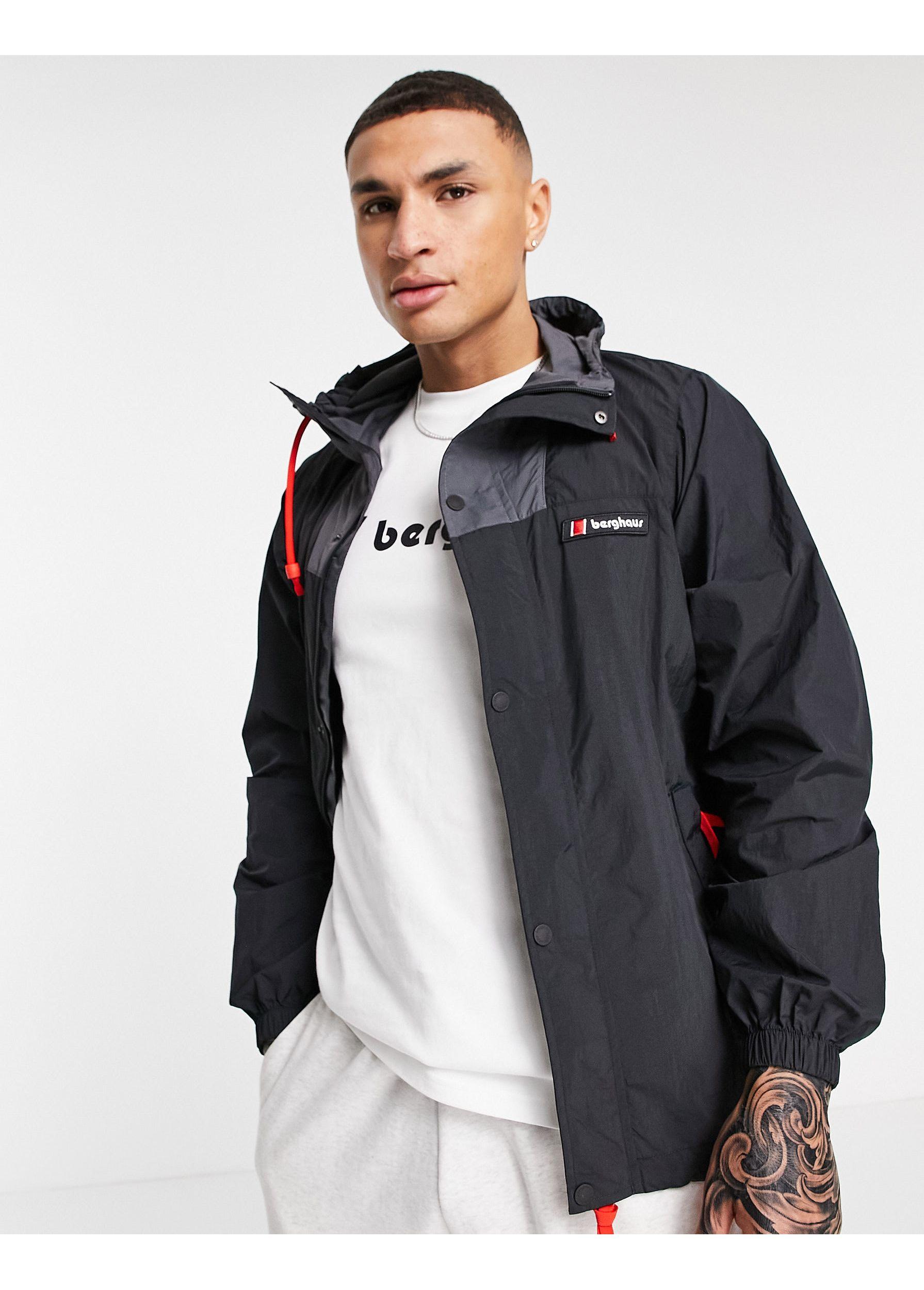 Diktatur kultur dagsorden Berghaus U Windbreaker Jacket in Black for Men | Lyst