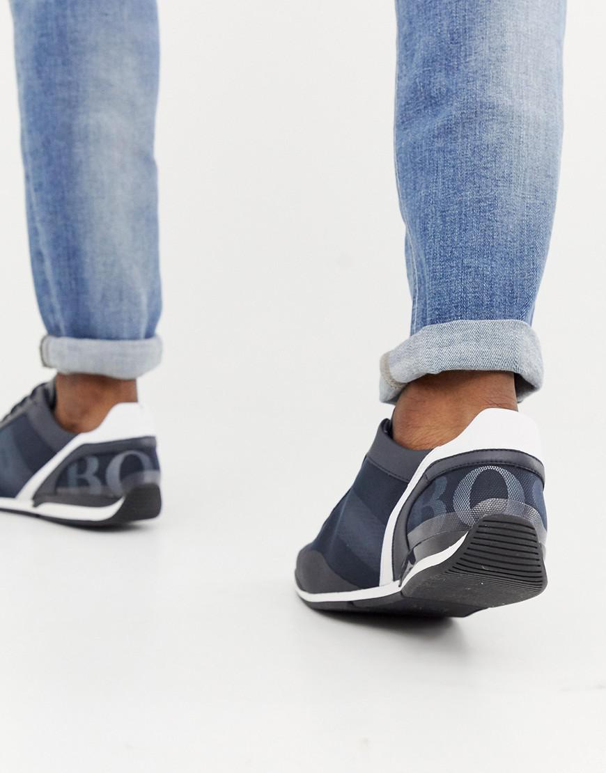 hugo boss saturn trainers blue