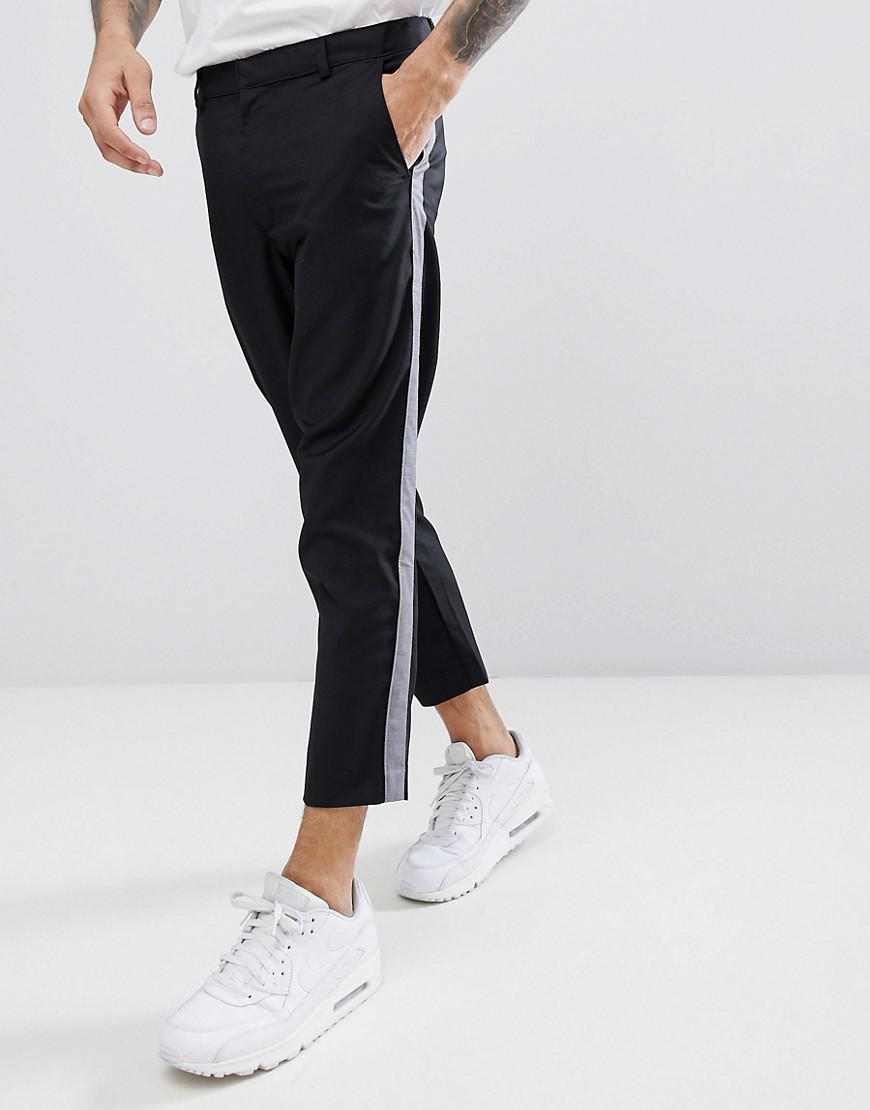cropped tapered pants mens