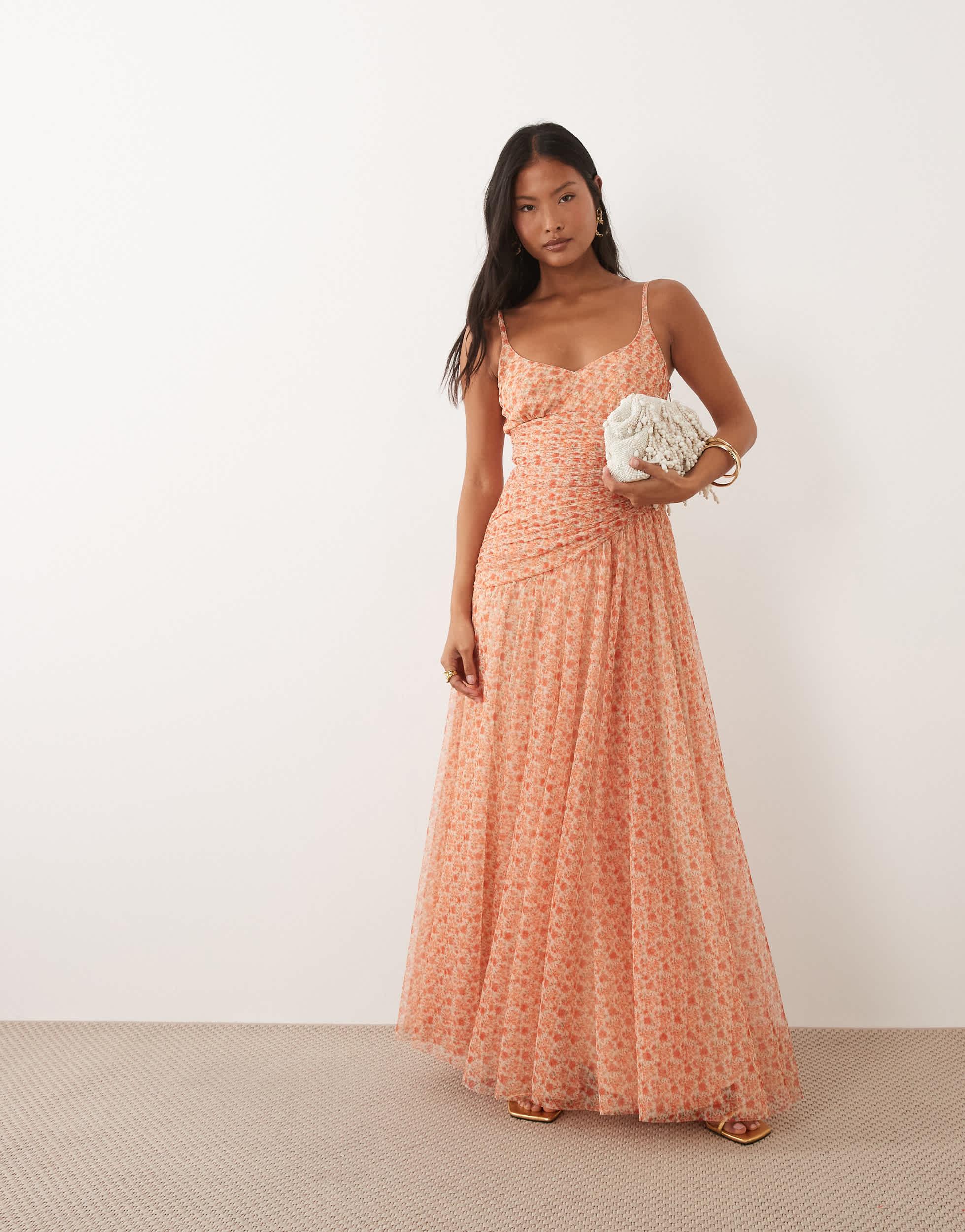 lace and beads brand dresses Spaghetti Straps Beaded Lace Wedding Dress Ivory / 14 main image 1