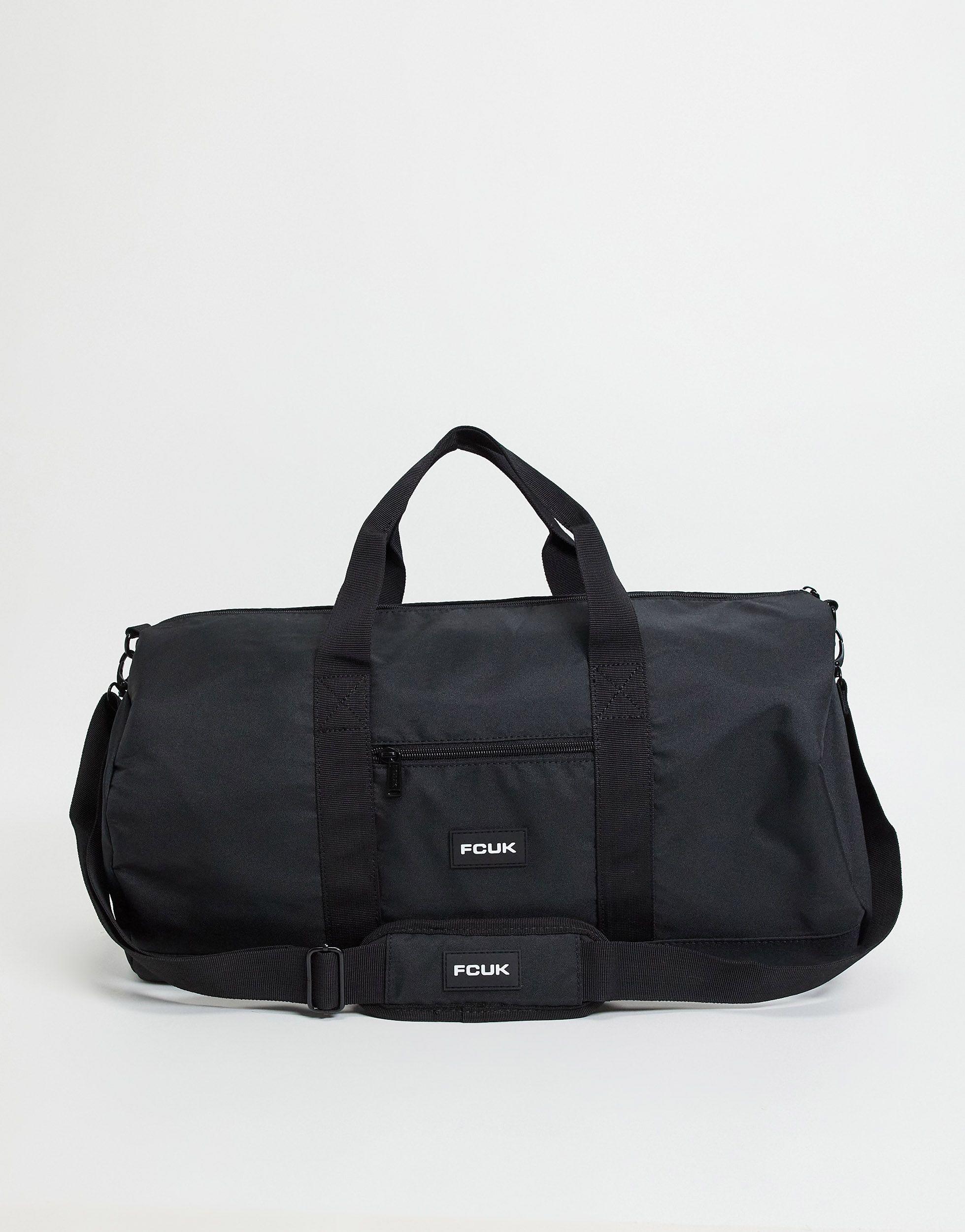 French Connection Holdall Bag And White in Black for Men Lyst