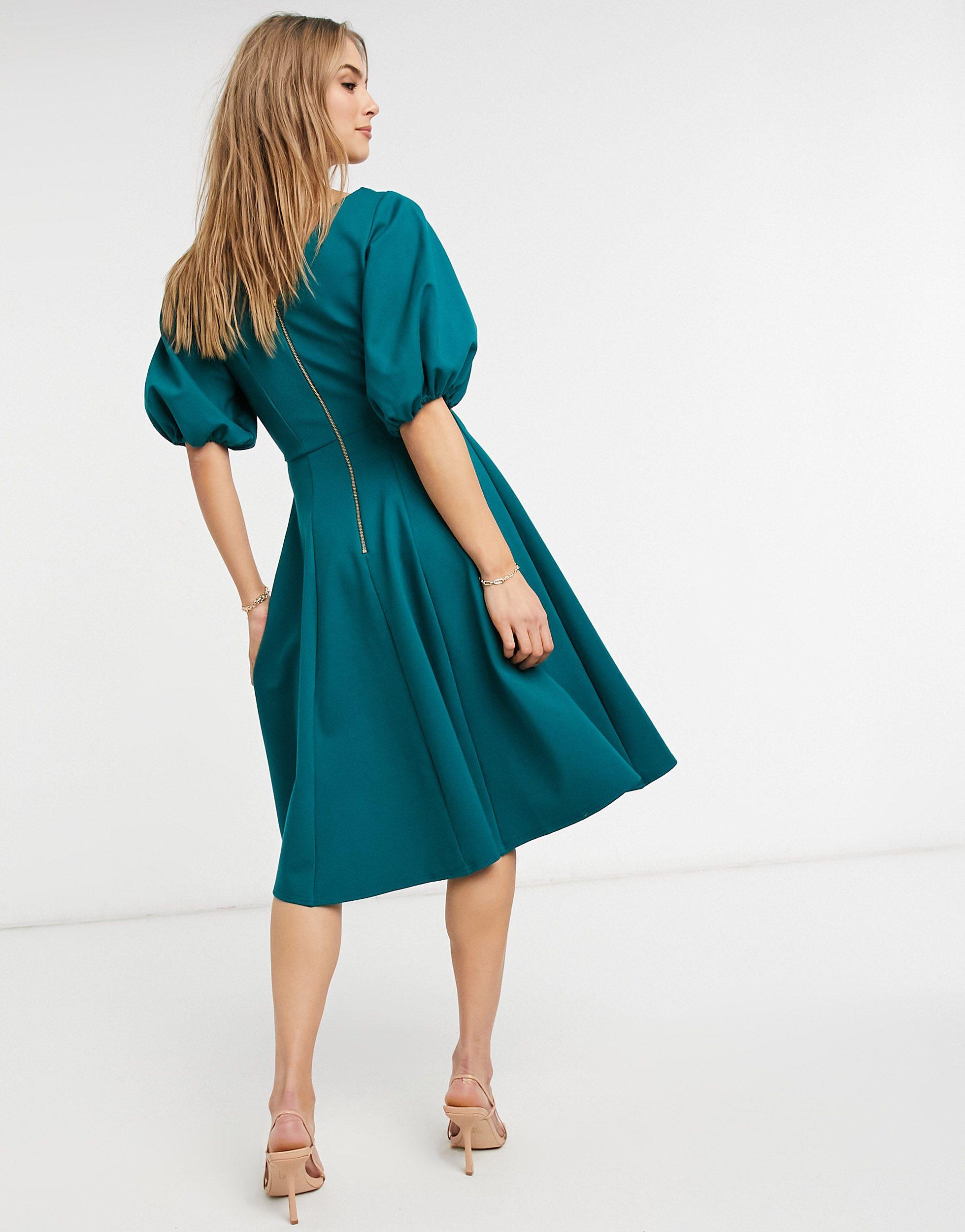 closet green dress