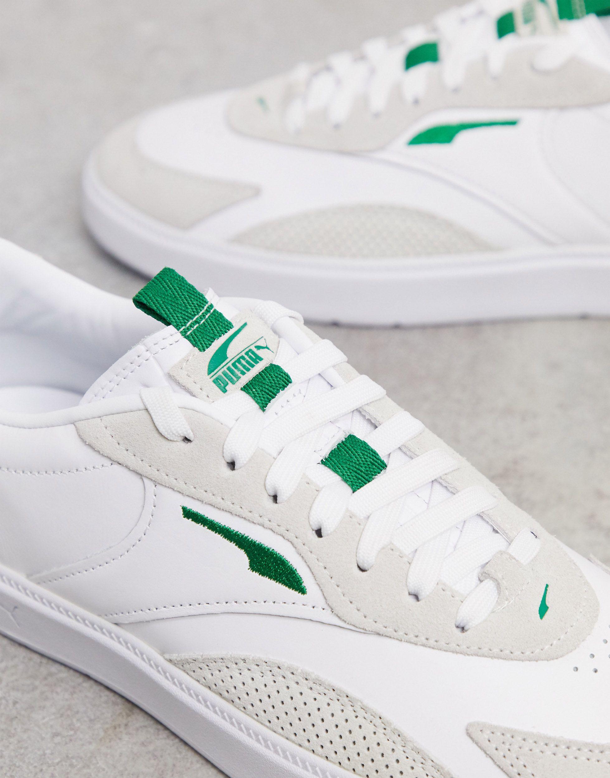 PUMA Oslo Pro Leather Trainer in White for Men Lyst