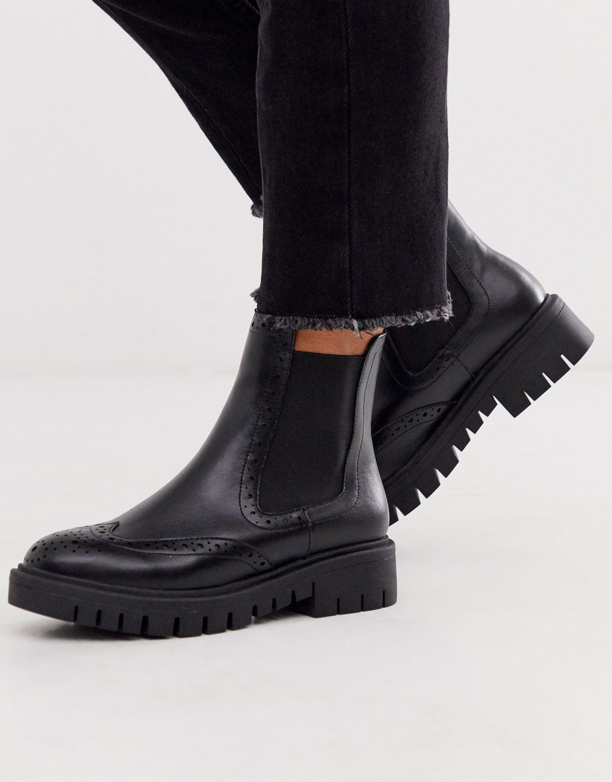 dune flat ankle boots
