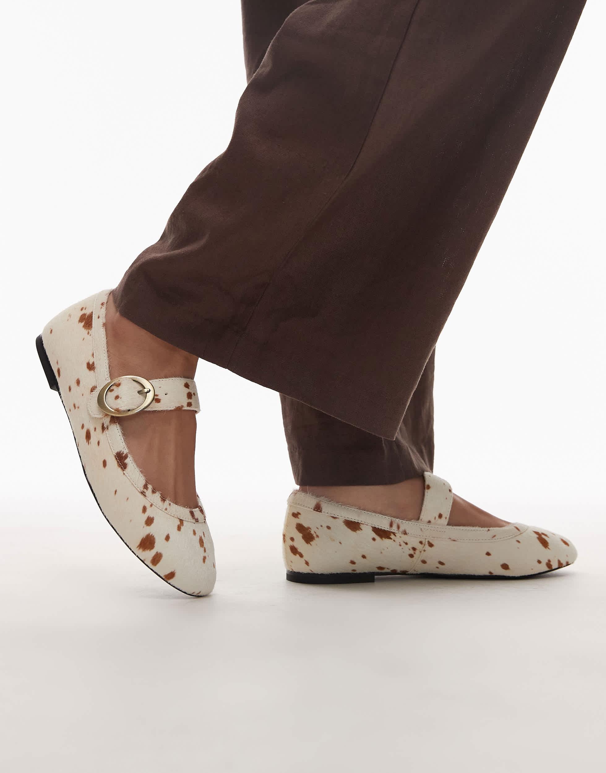 “& Other Stories” Ruched Leather Ballet Flats Ruched Leather Ballet Flats - Burgundy - & Other Stories NL