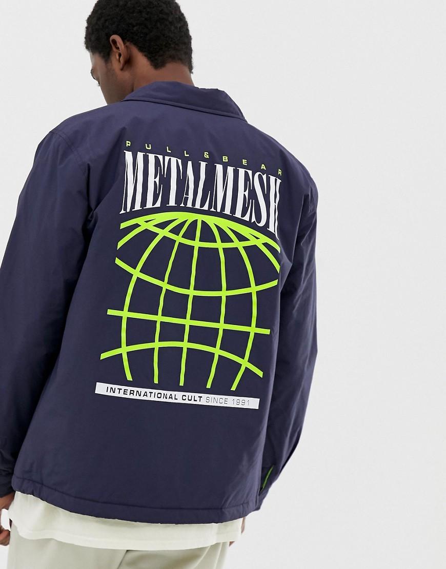 pull and bear coach jacket