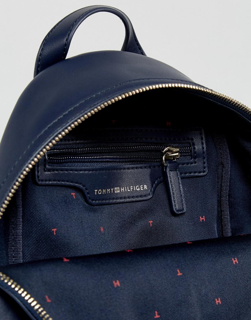 tommy hilfiger black backpack women's