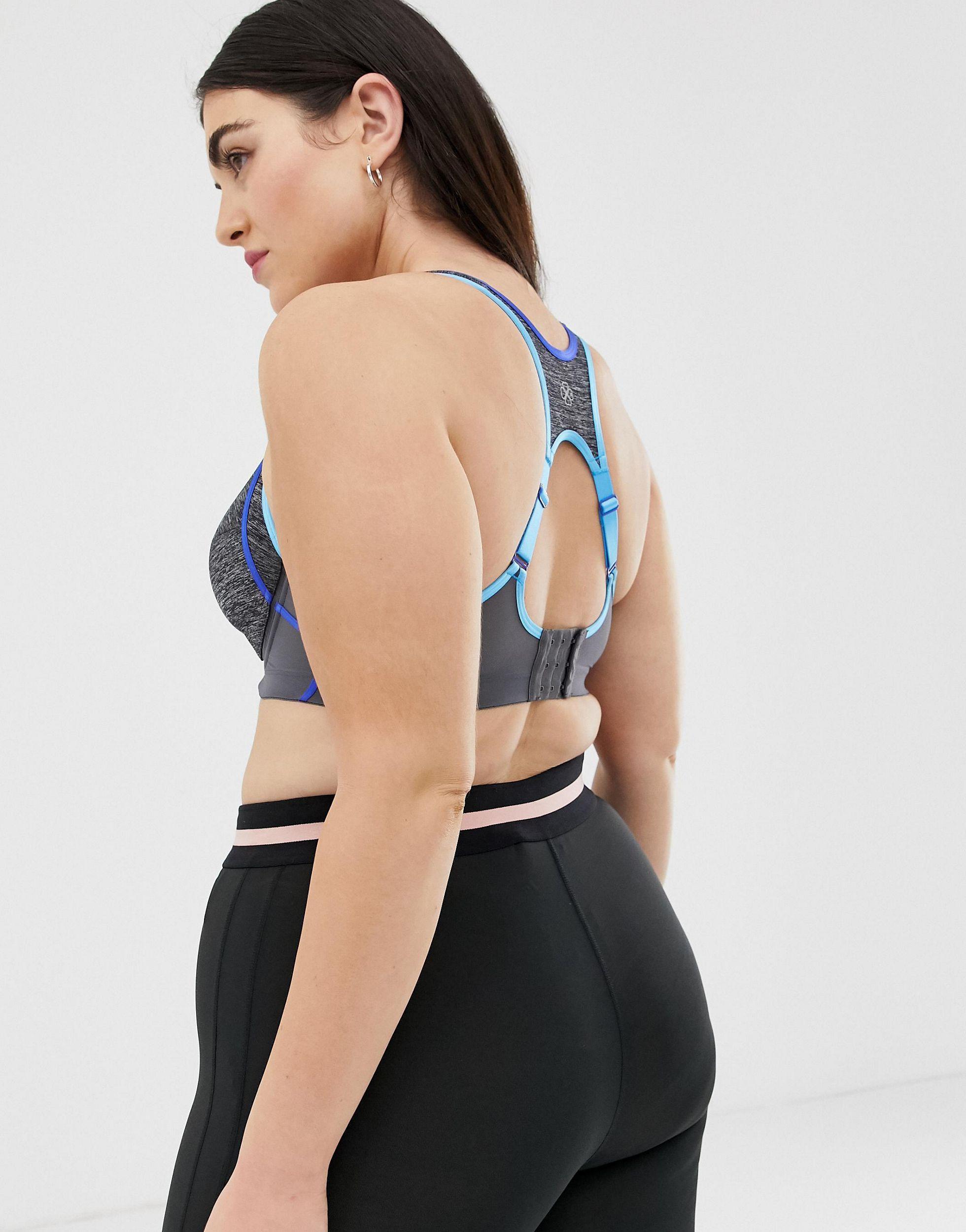 plus size sports bra asos