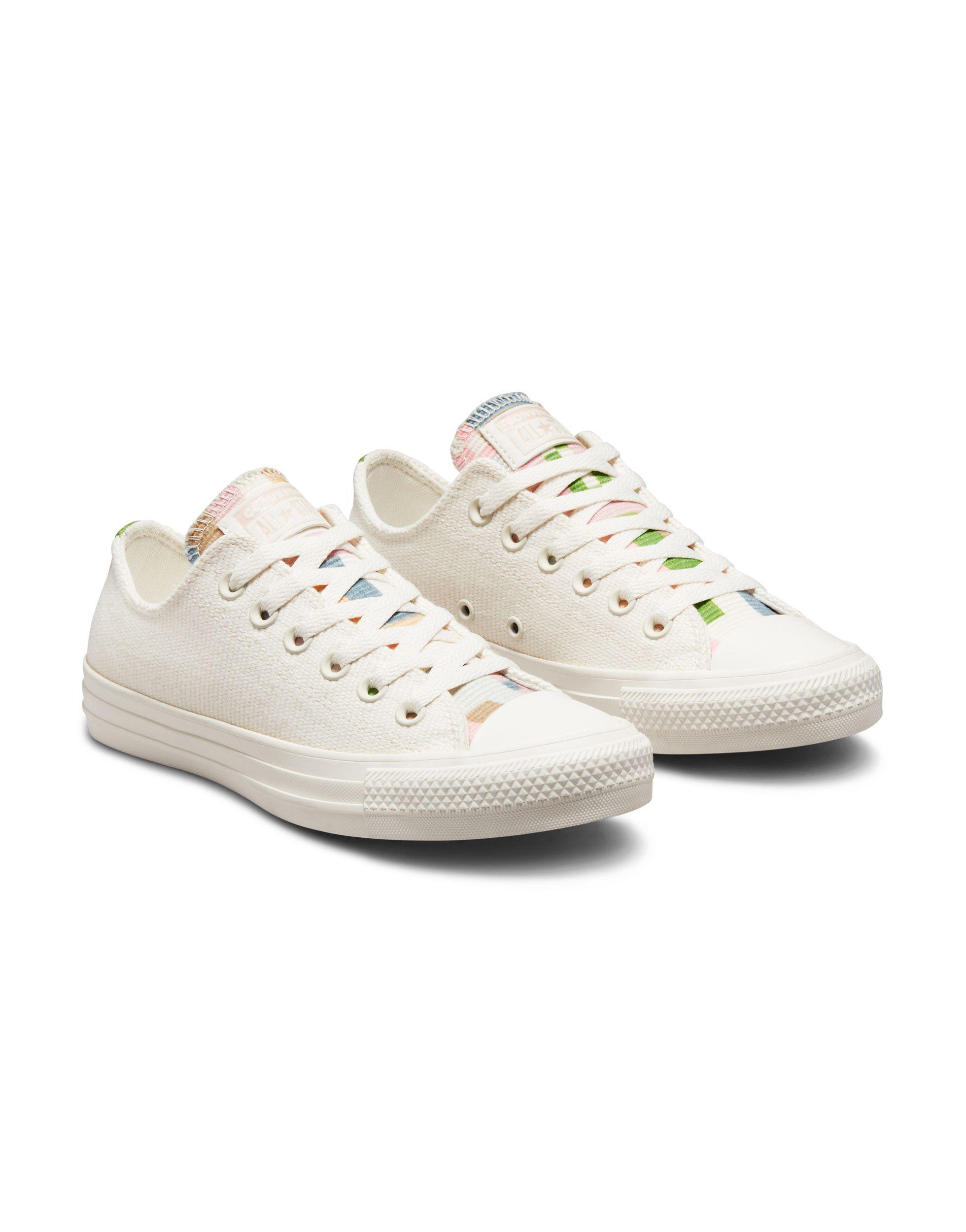 Converse Taylor All Star Crafted Folk Canvas Sneakers in White | Lyst