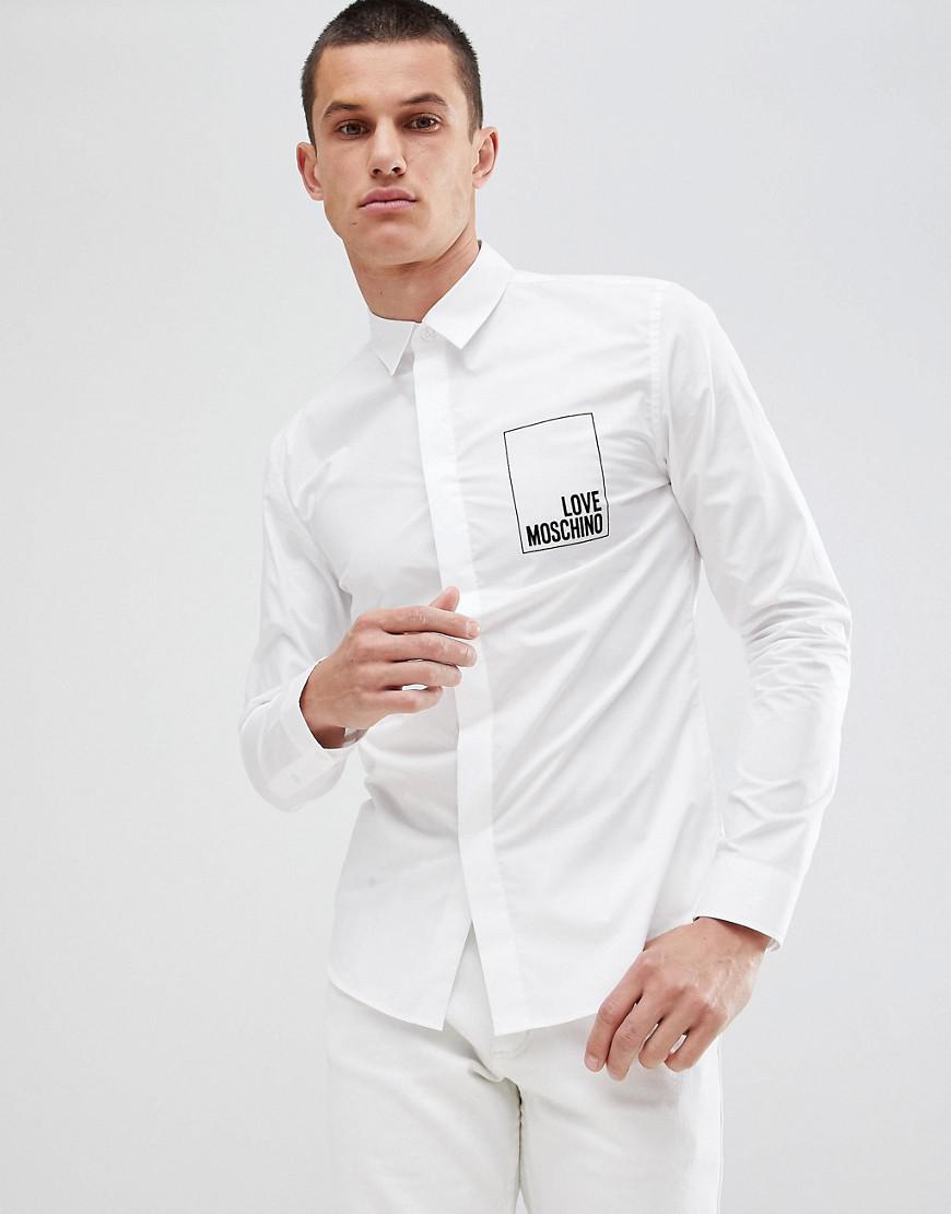 love moschino white shirt