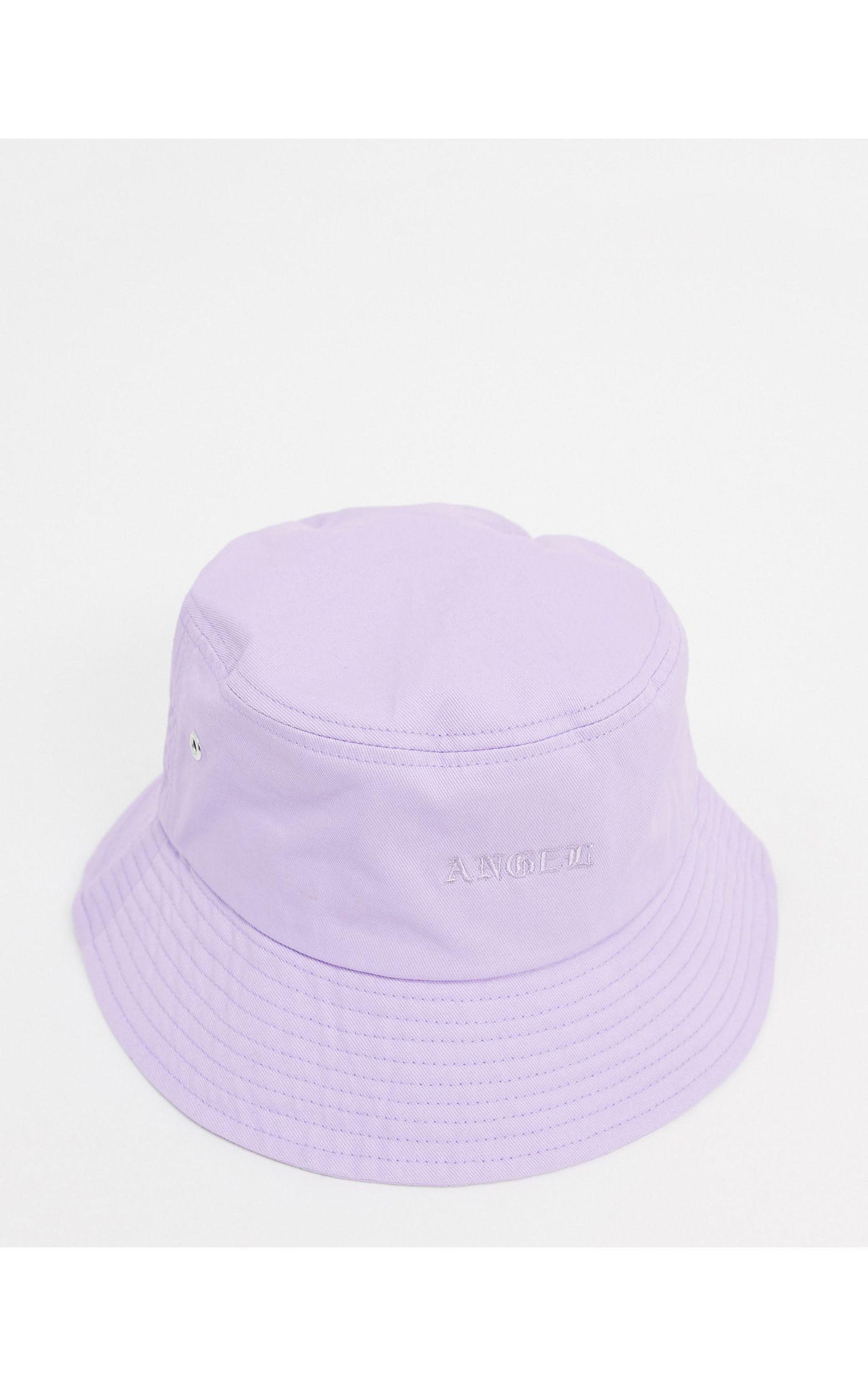 Cappello da pescatore lilla di Bershka in Rosa | Lyst