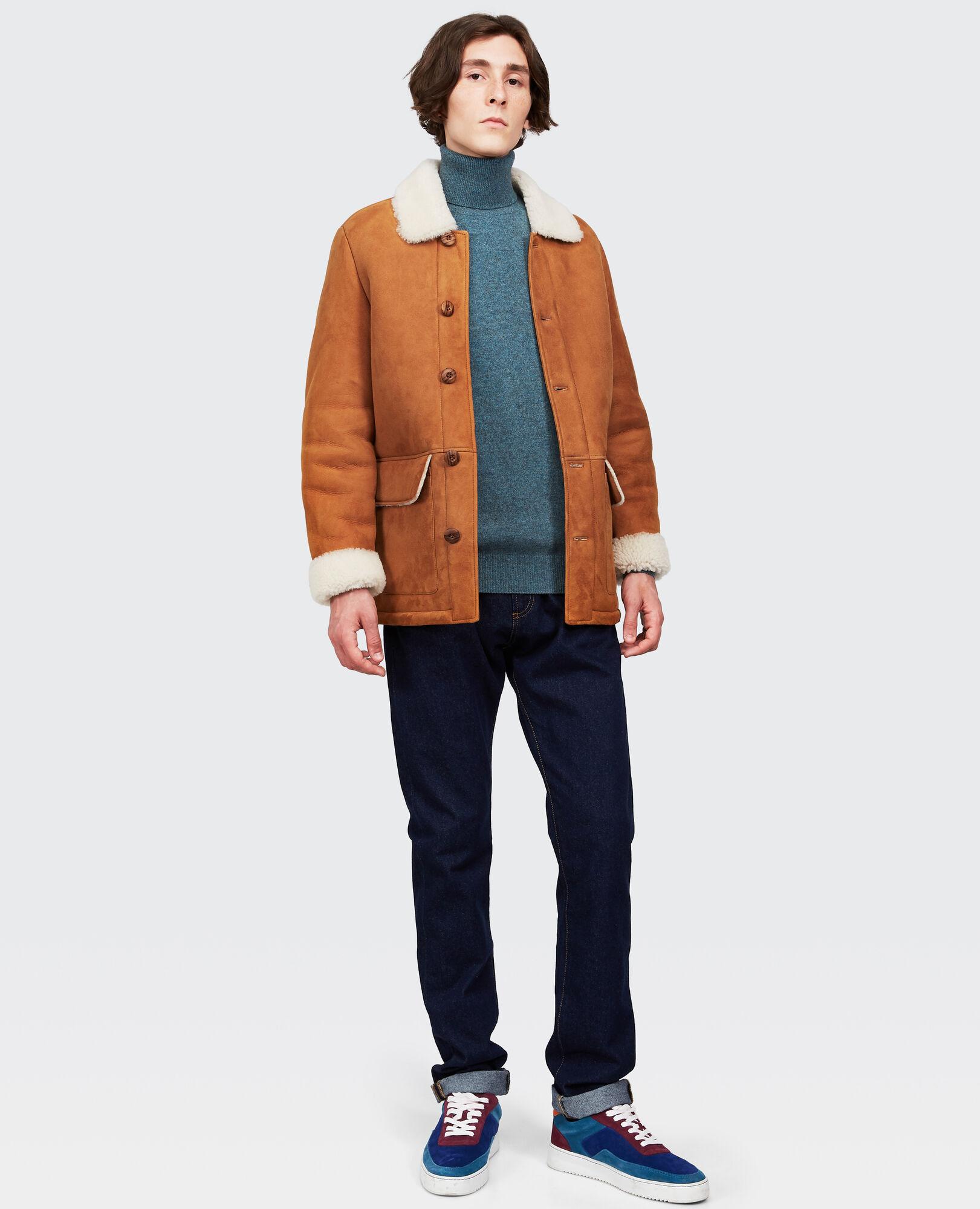 aspesi shearling jacket