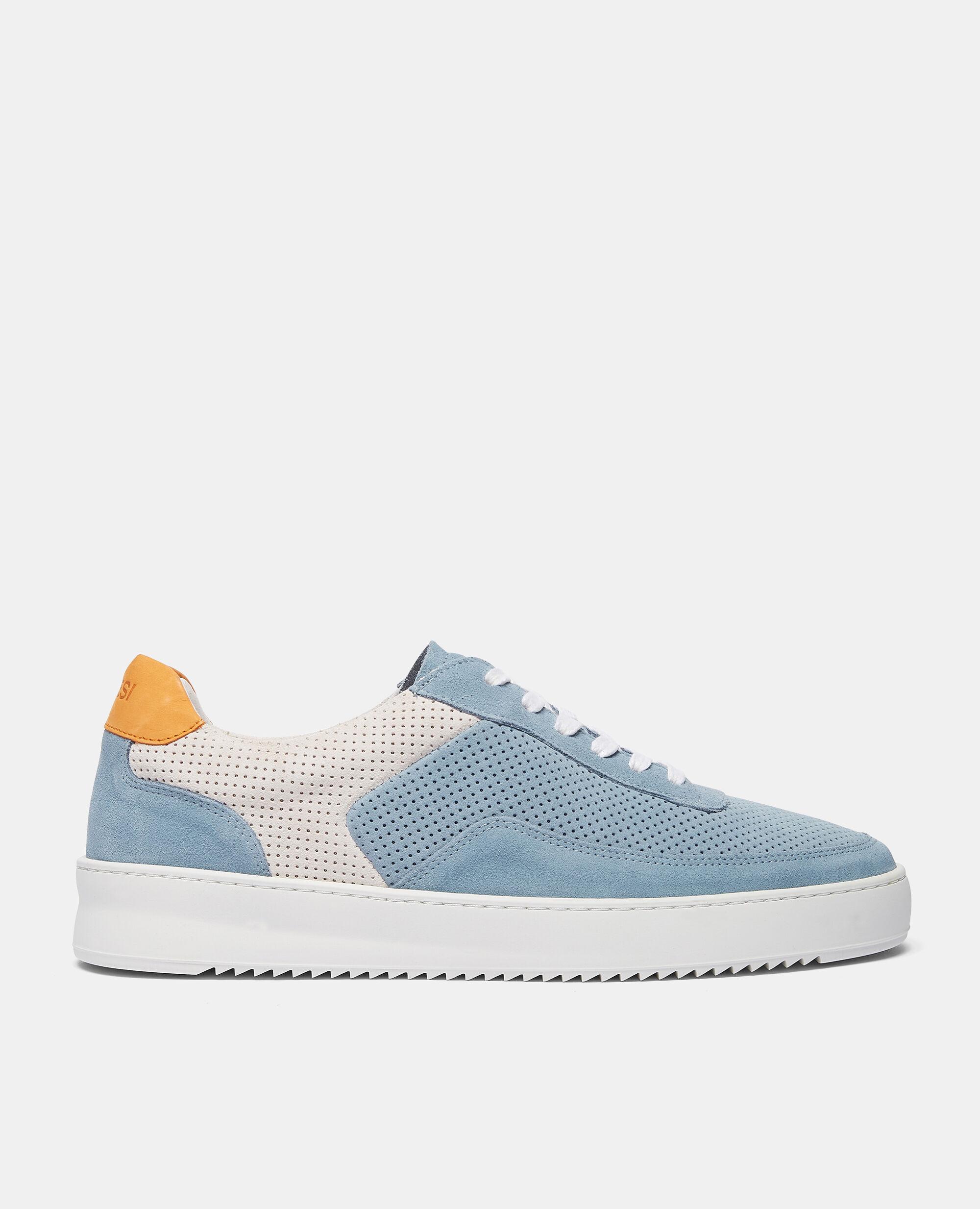 Aspesi Leather Sneakers By Filling Pieces in Light Blue (Blue) - Lyst