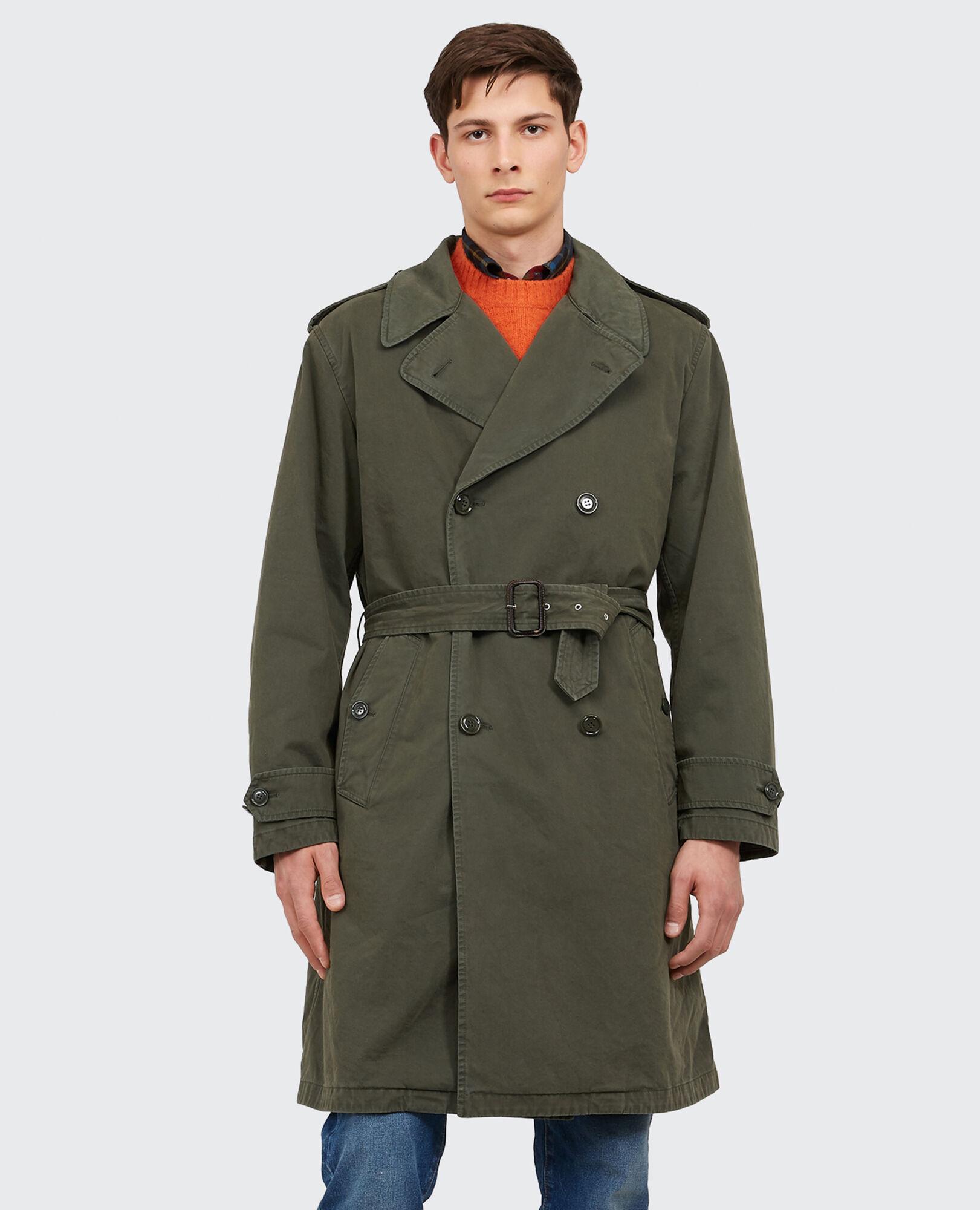 Army Green Trench Coat Mens - Army Military
