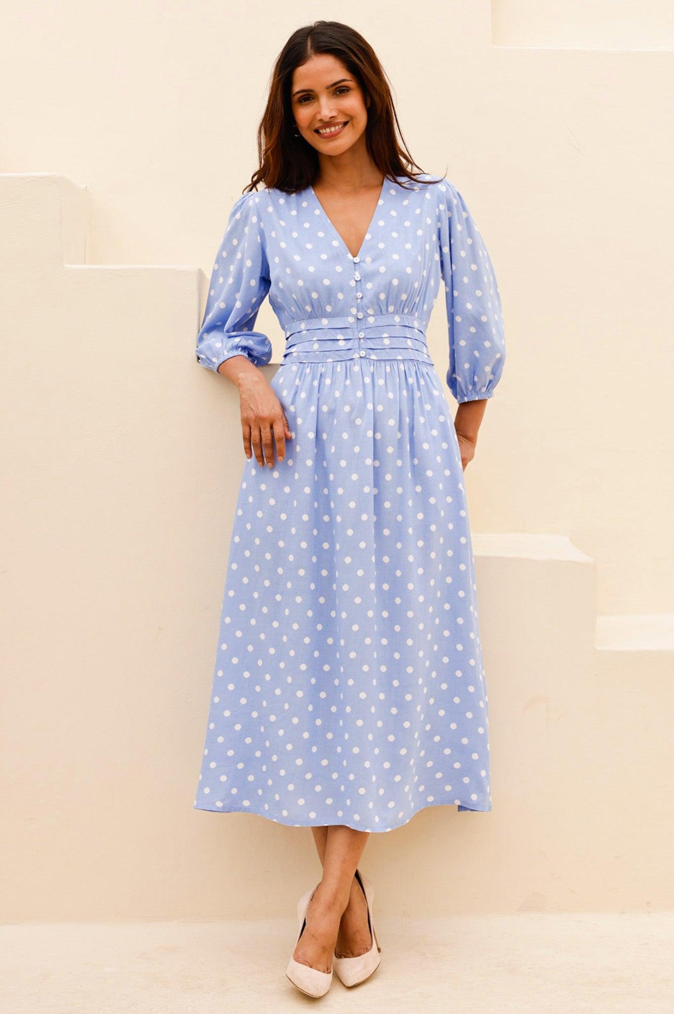 Designer Tiffany Blue Wedding Guest Dress for Women - Up to 71% off | Lyst